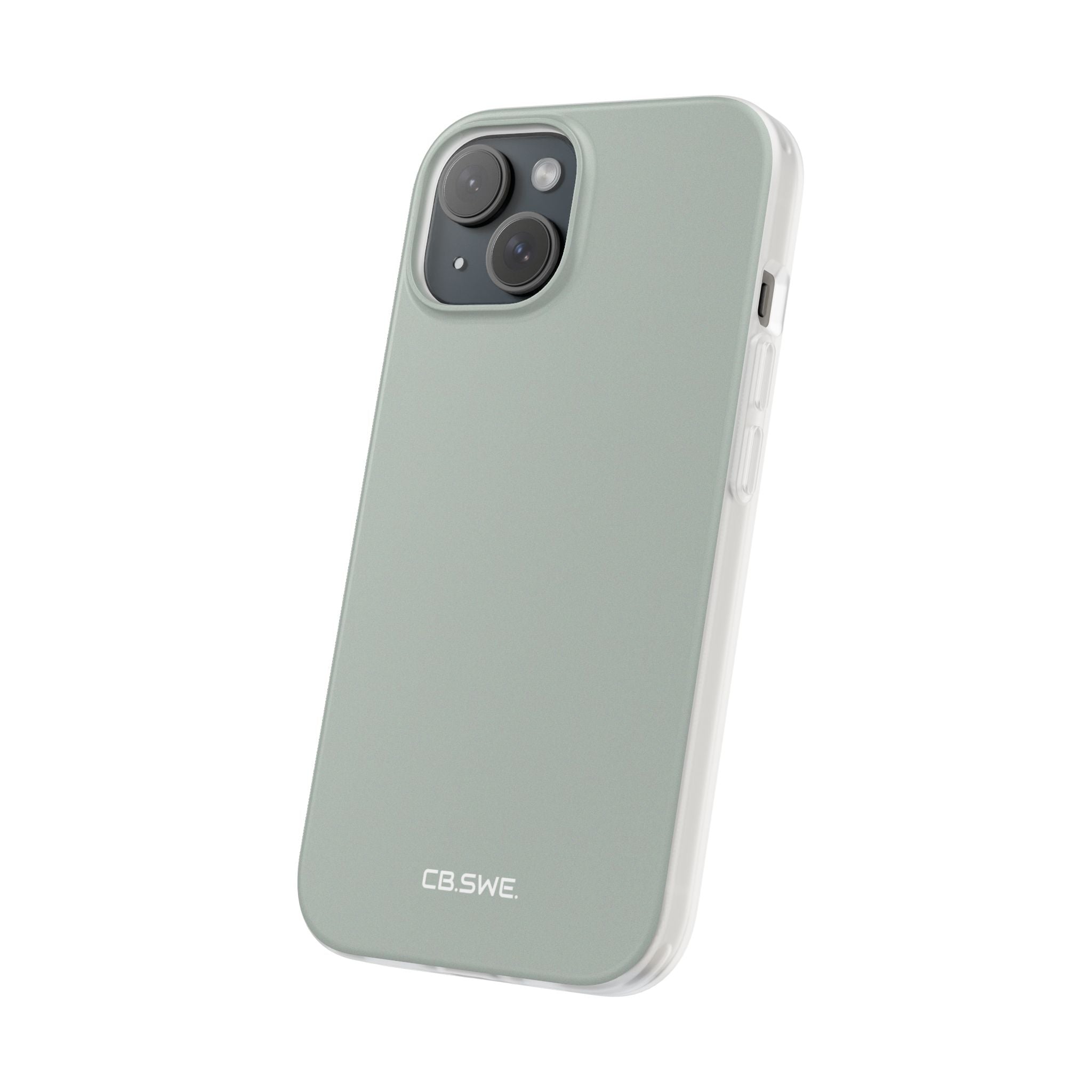 Aschgraue iPhone-Hülle – Flexi