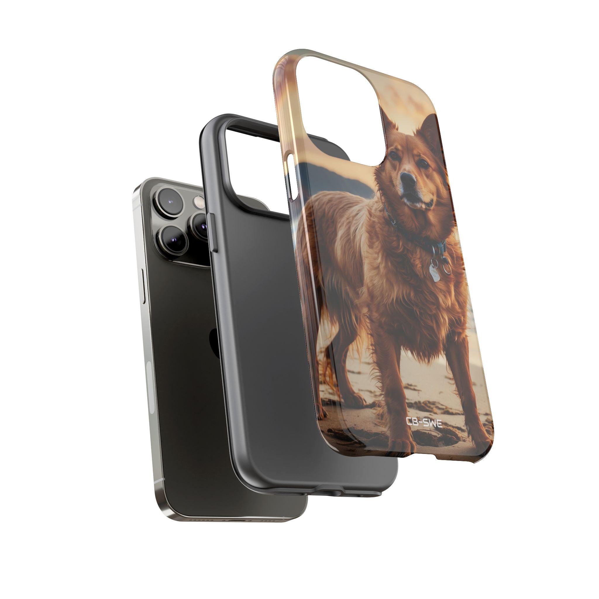Golden Dog Plays - iPhone Case