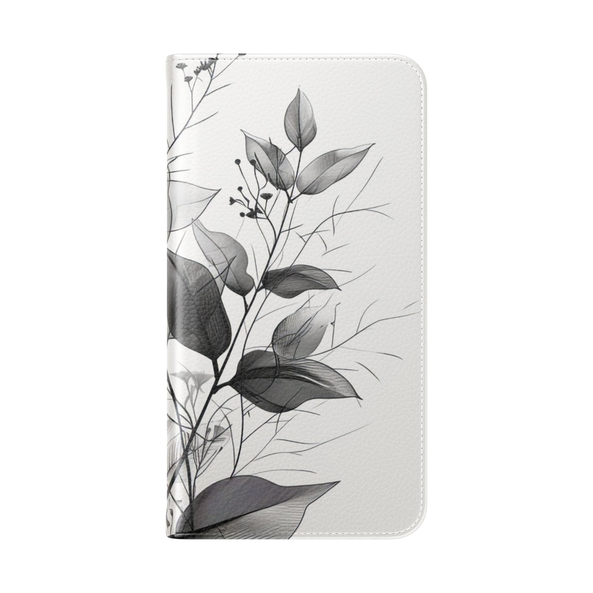 Silver Leaves - Samsung S23+ Case - Lompakko