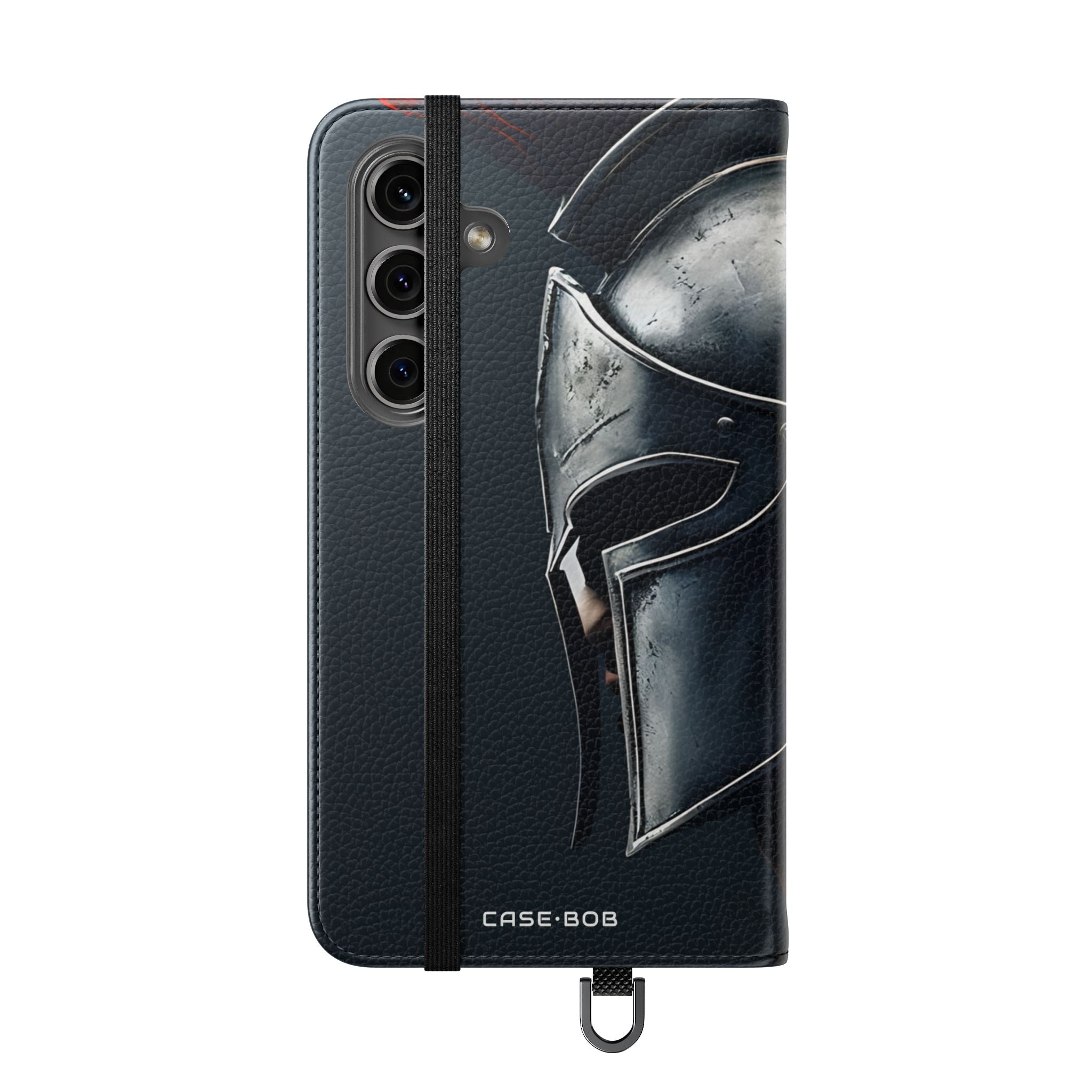 Hopeinen Spartan - Samsung S24 Case - Lompakkokotelo