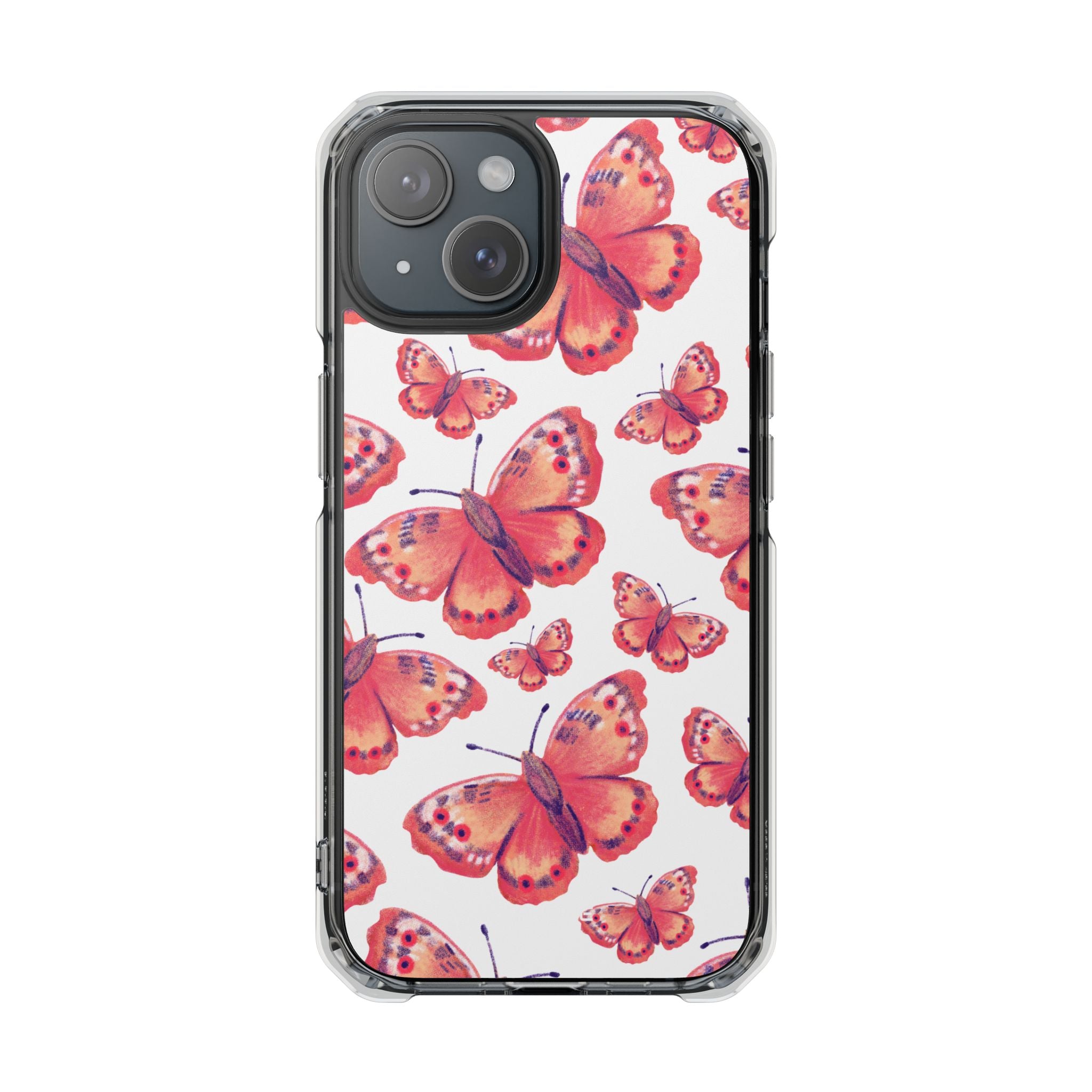 Vibrant Butterfly Dance iPhone Case - Impact