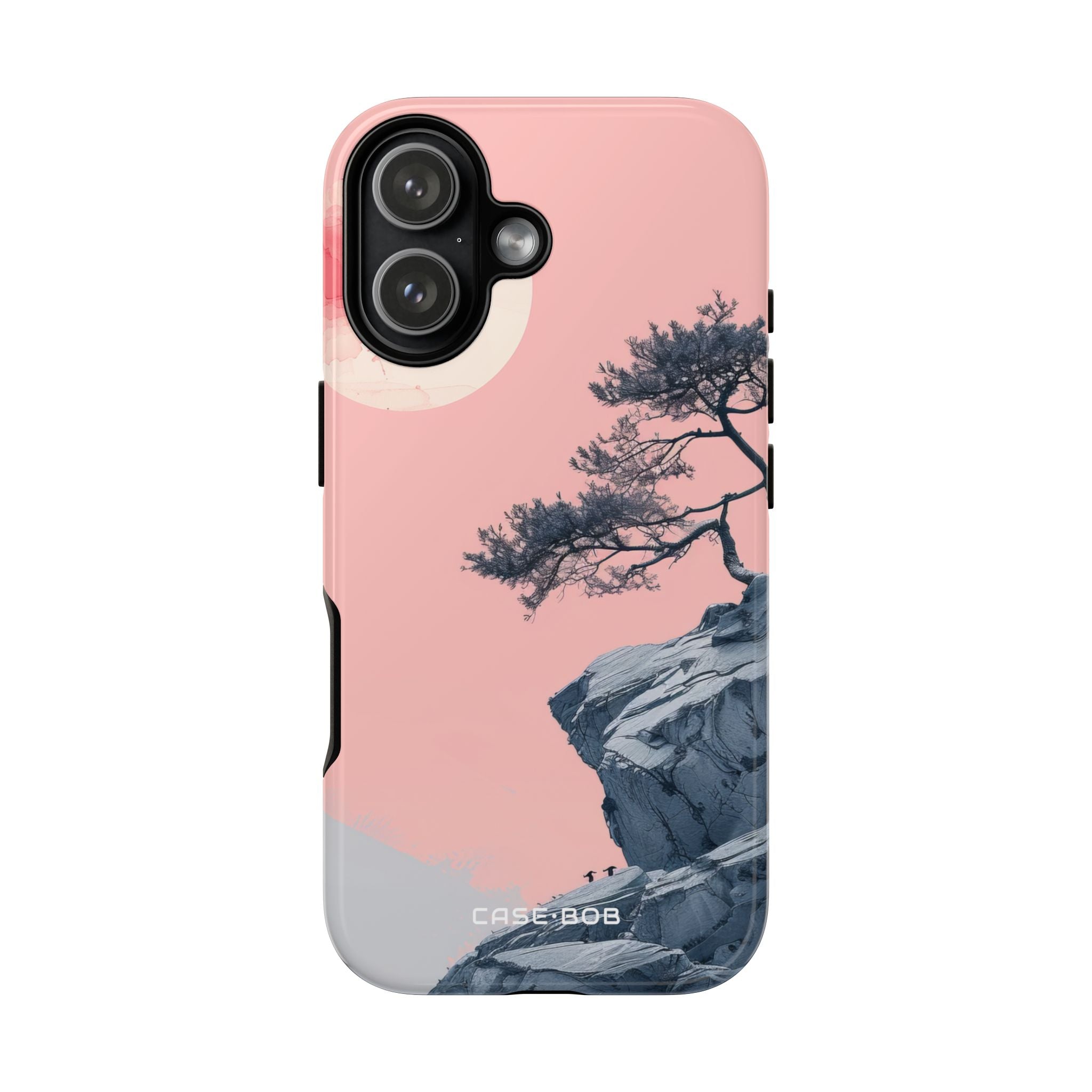 Crimson Moon Tree iPhone 17 Case - Tough