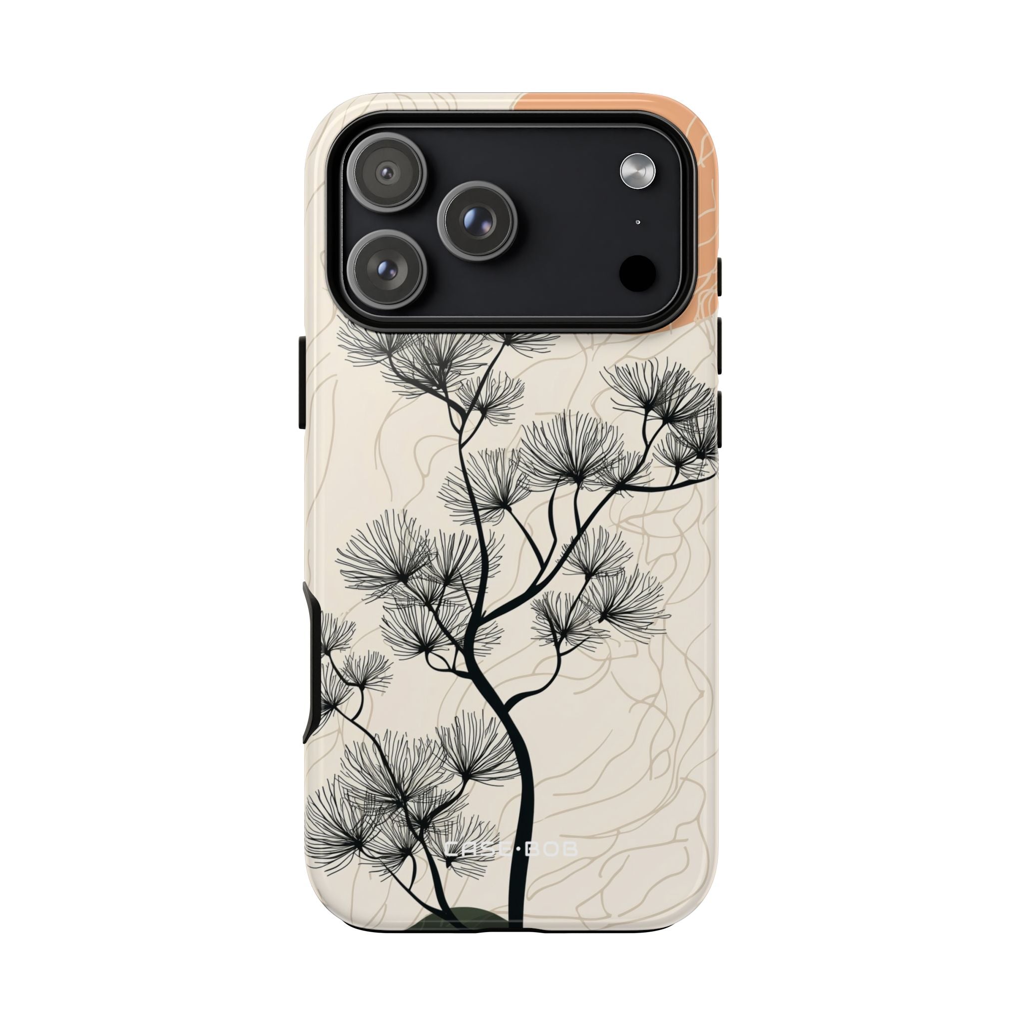 Spiky Tree Sunset iPhone 17 Pro Max Case - Tough