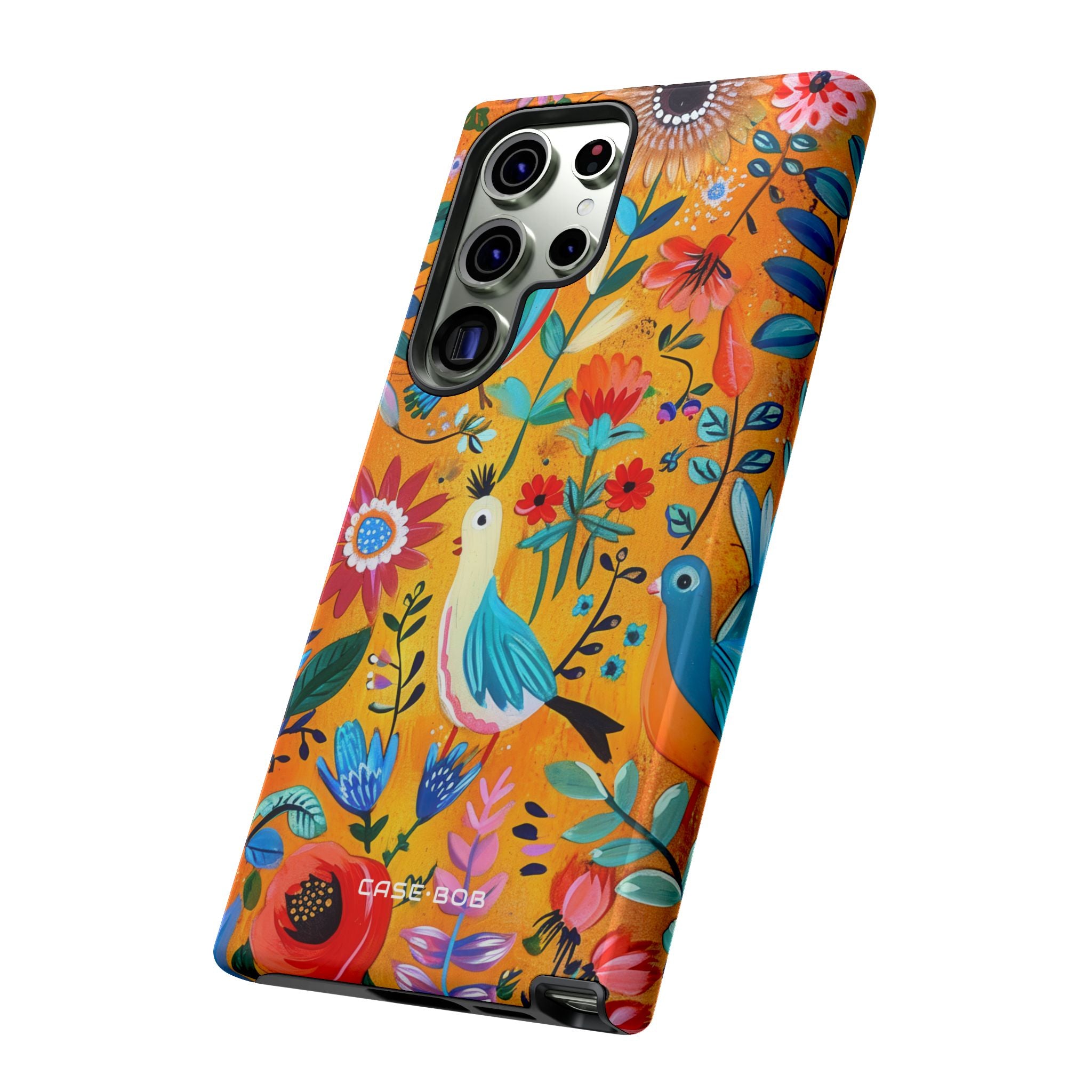 Colorful Birds Bloom Samsung S23 Ultra Case - Tough