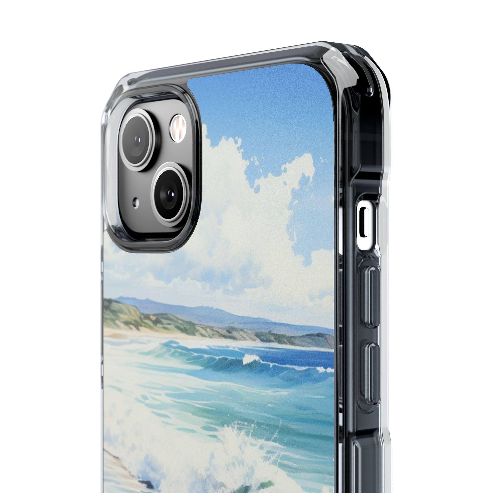 Serene Coastal Watercolors iPhone Case - Impact