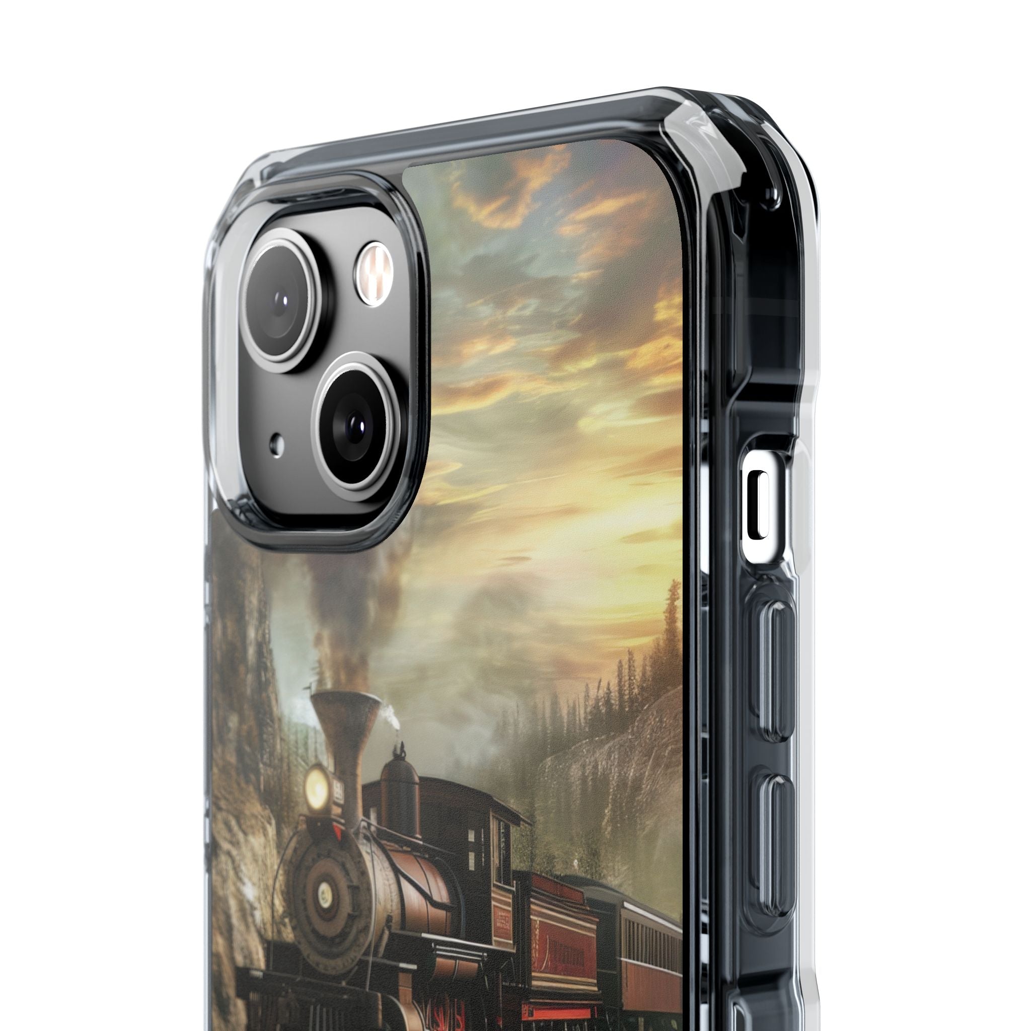 Steam Mountain Crossing iPhone 14 - Impact Clear+