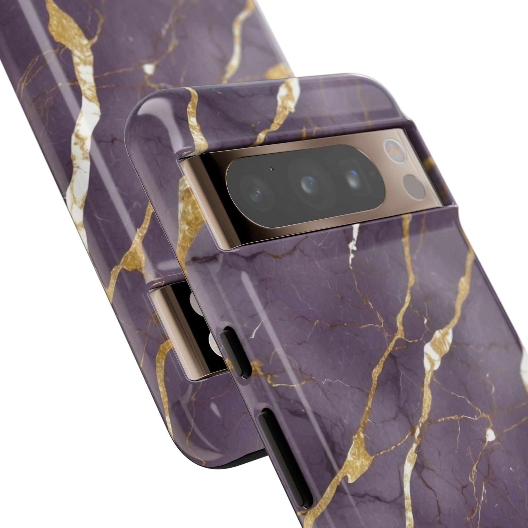 Golden Veins Flowing - Google Pixel Case