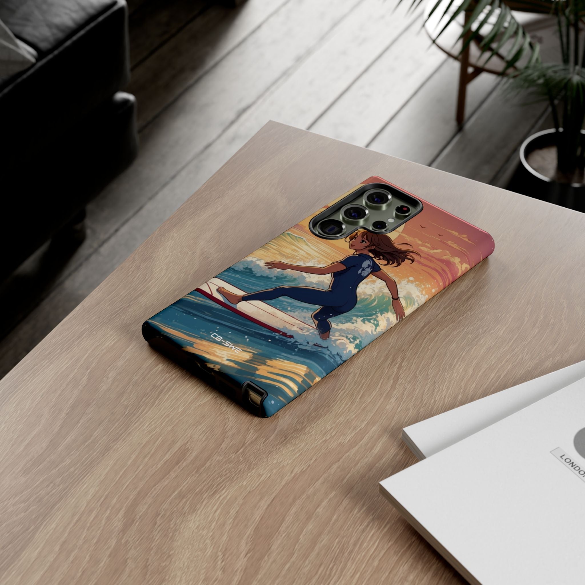 Surfing Into Sunset - Samsung Case