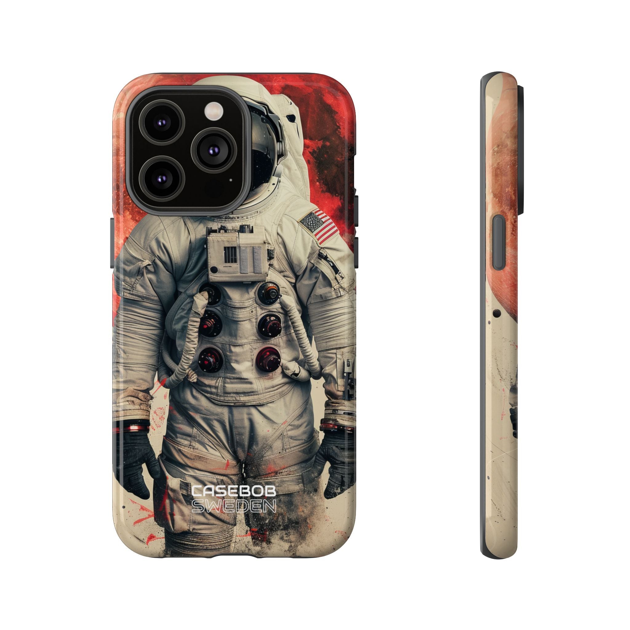 Crimson Spacewalk Dream iPhone 14 - Resistente