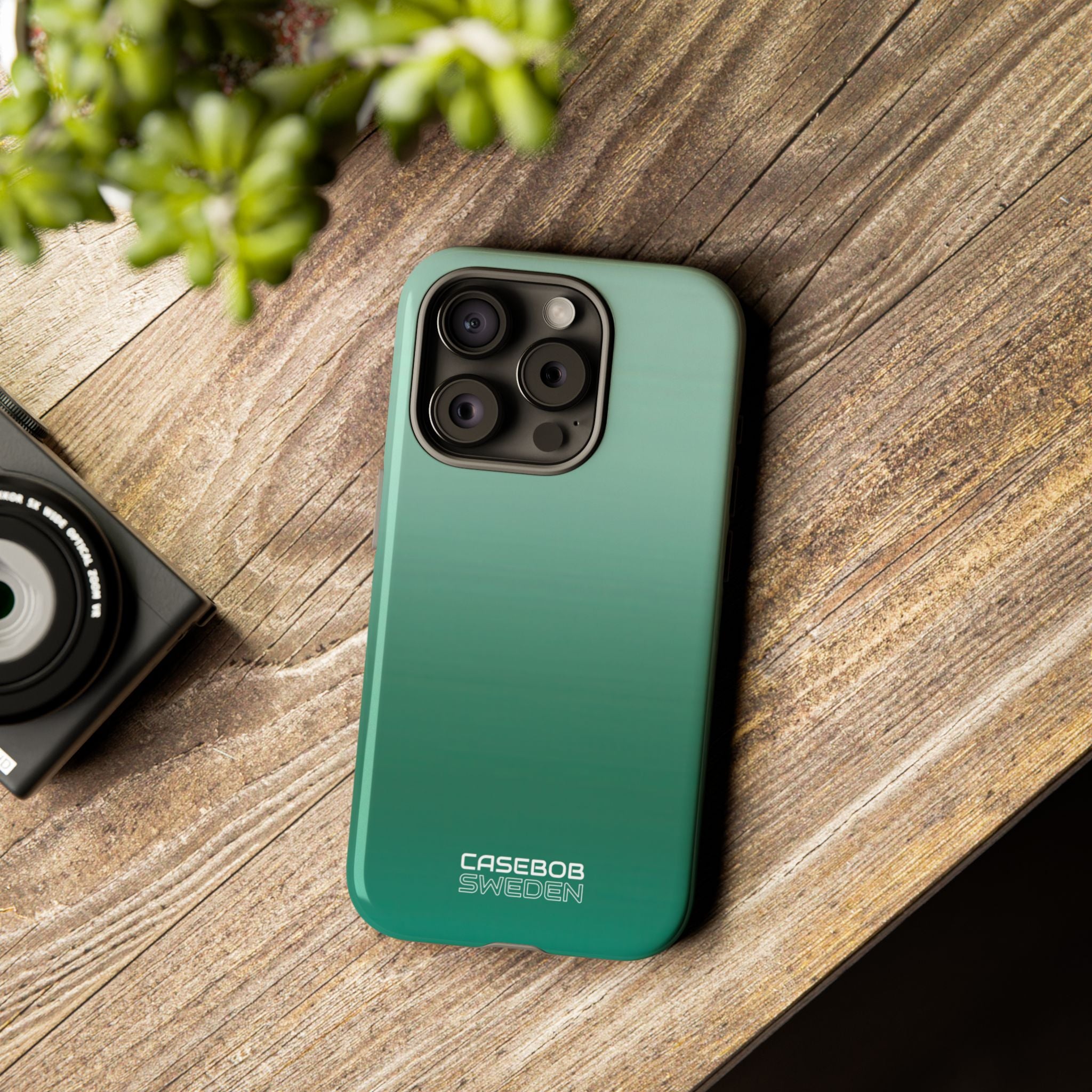 Strati Orizzonte Verde Acqua iPhone 15 - Tough