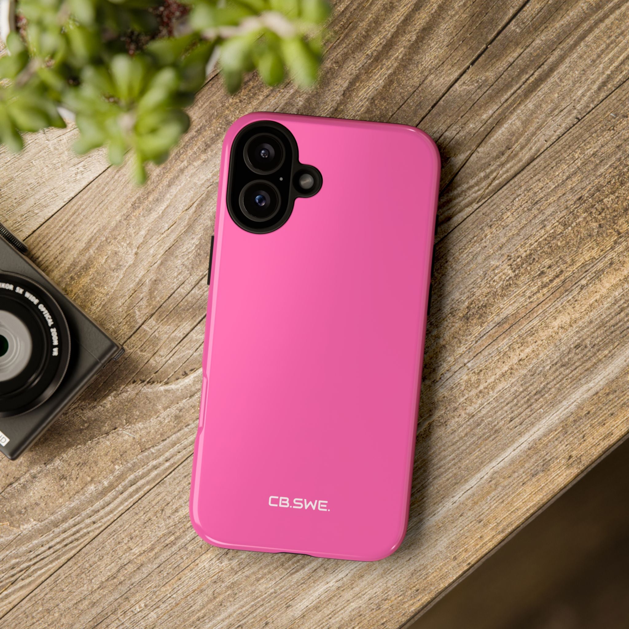 Hot Pink iPhone Case - Tough