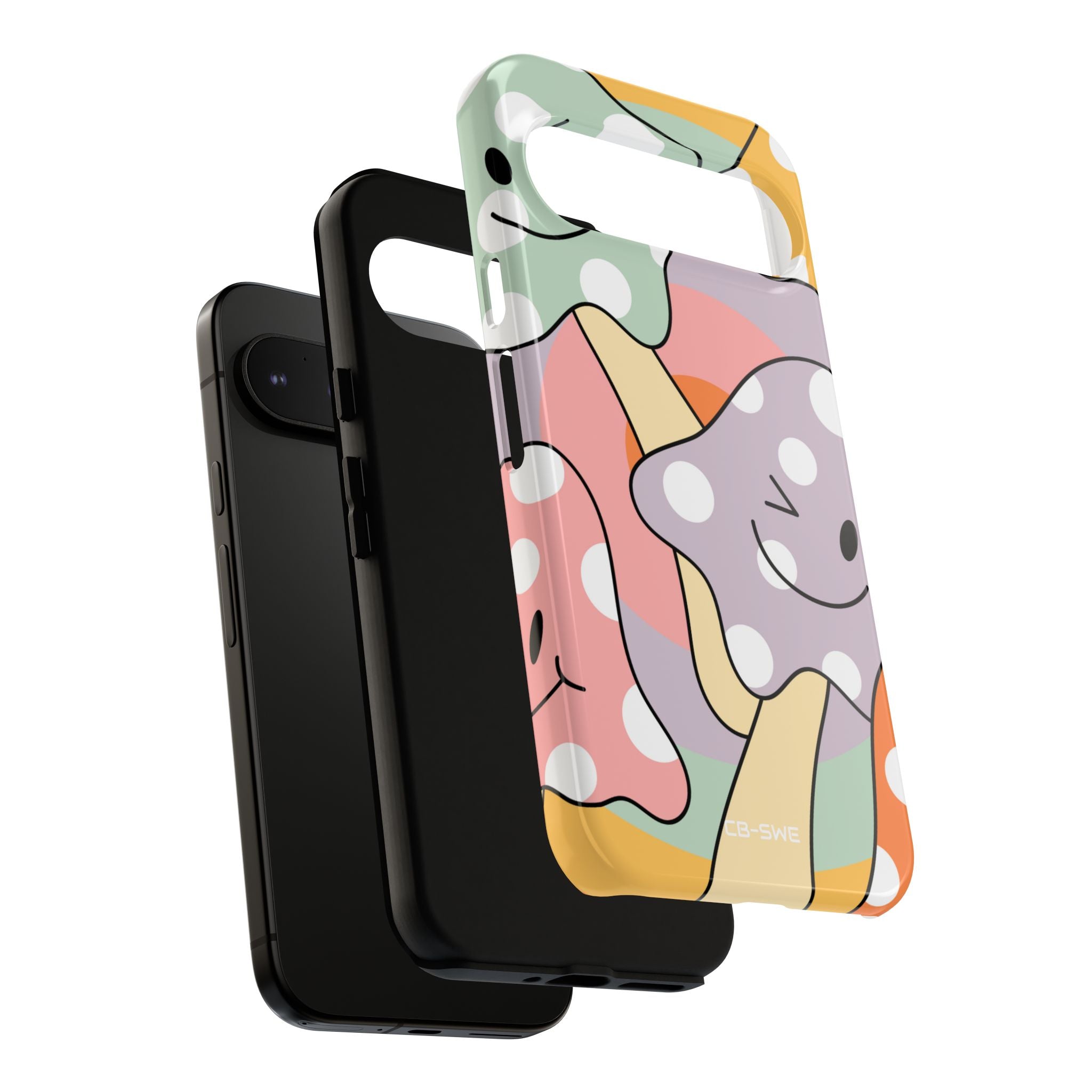 Playful Mushroom Friends - Google Pixel Case