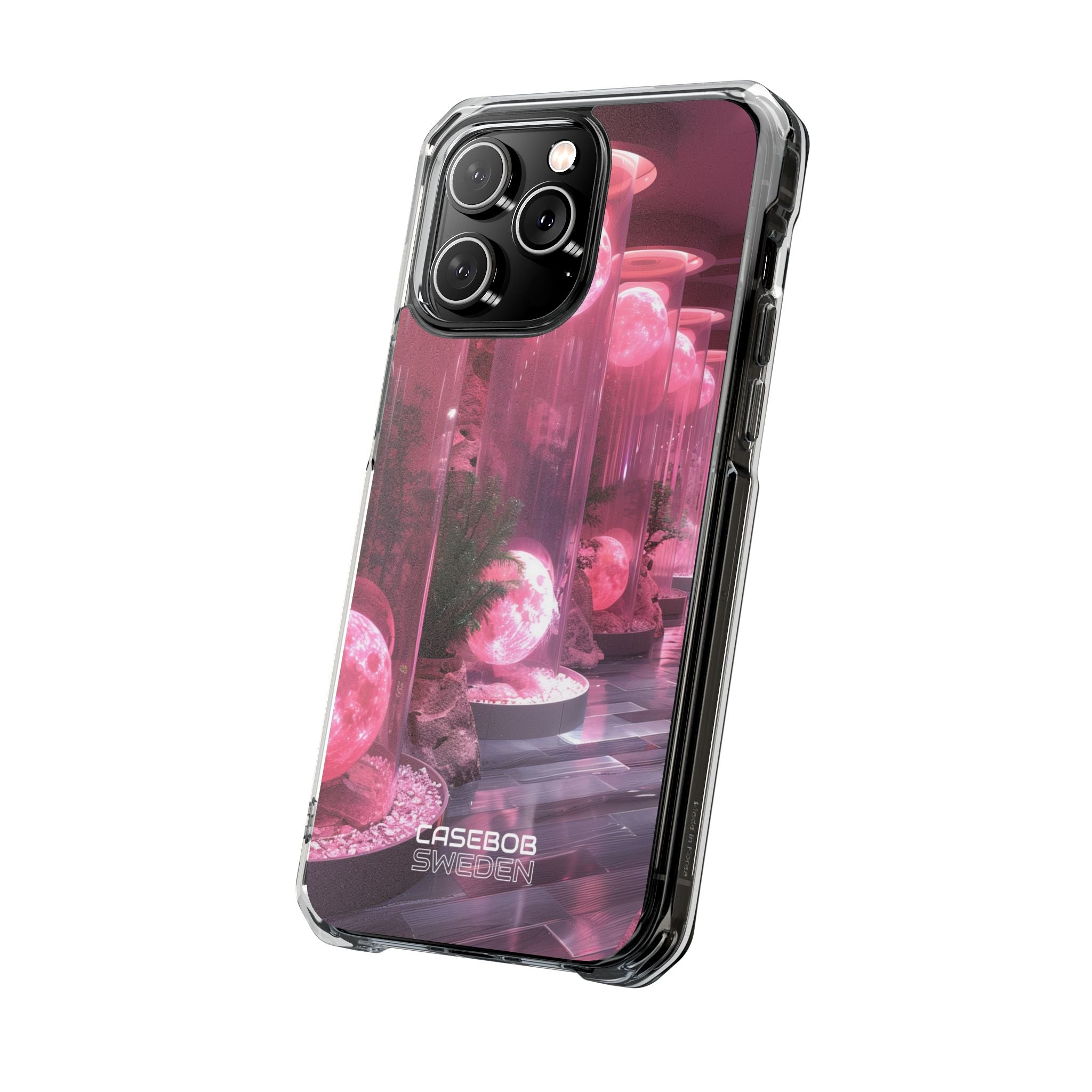 Futuristic Moon Garden iPhone 14 - Impact Clear+