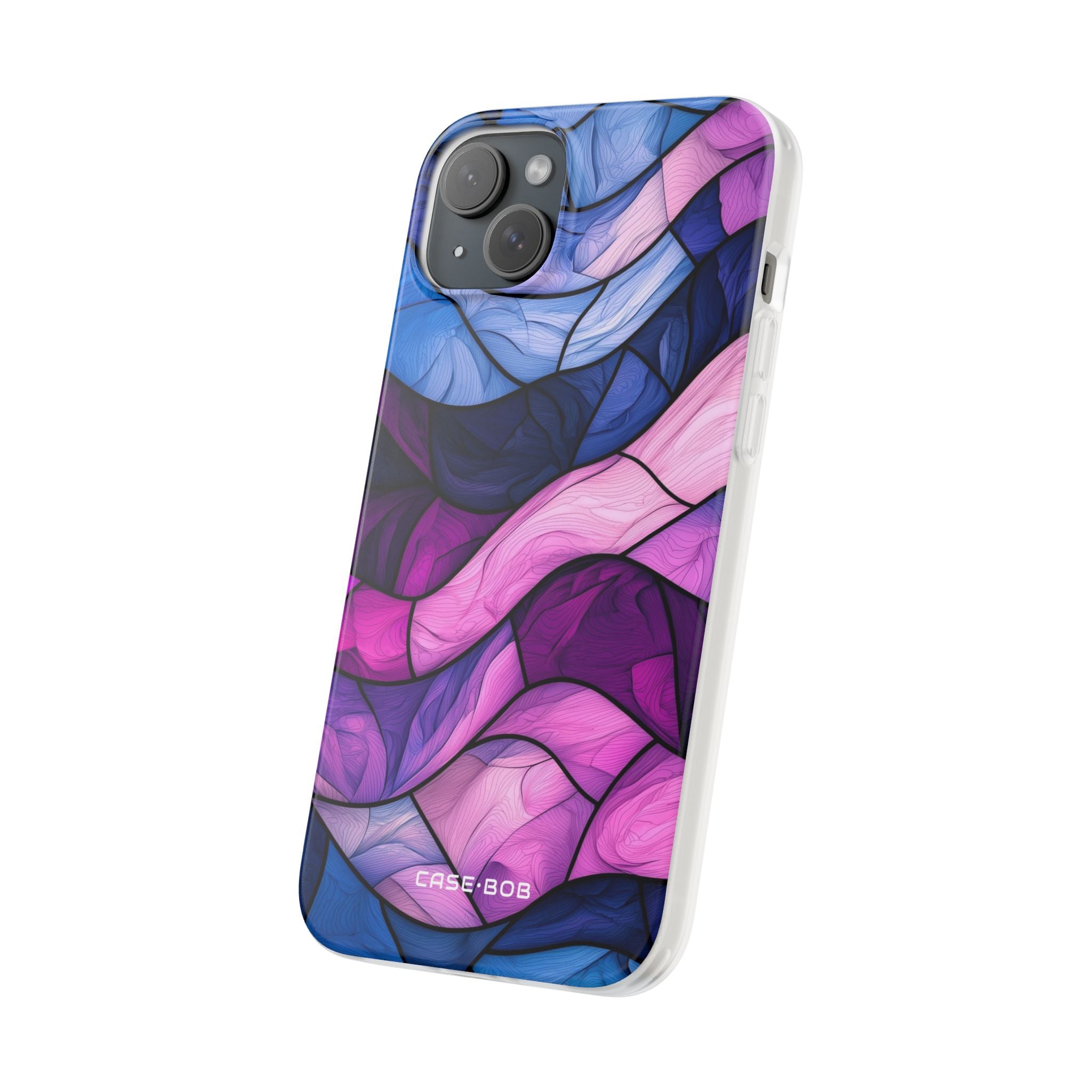 Wavelike Glow iPhone 15 Plus Case - Soft