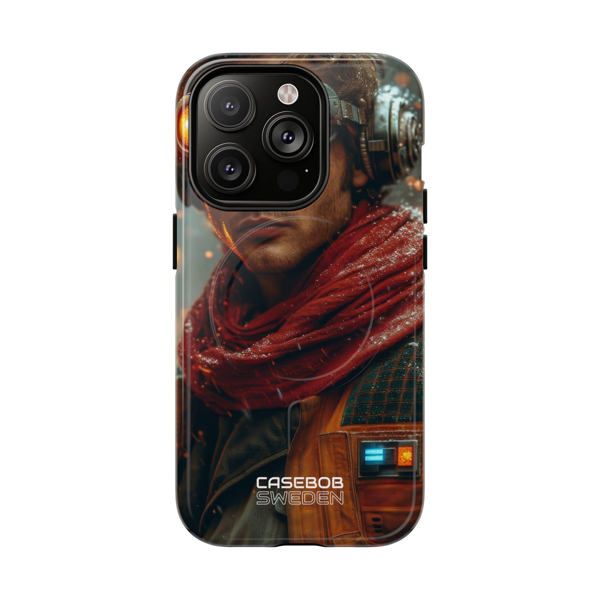 Futuristic Steampunk Explorer iPhone 14 - Tough+