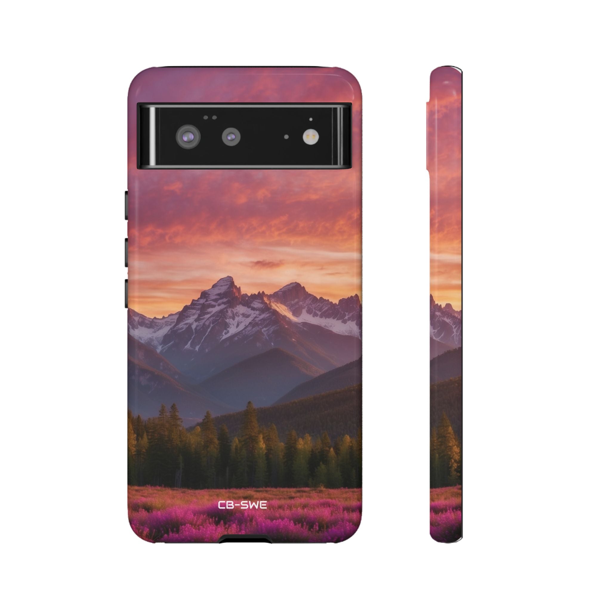 Mountain Peaks Glow - Google Pixel Case