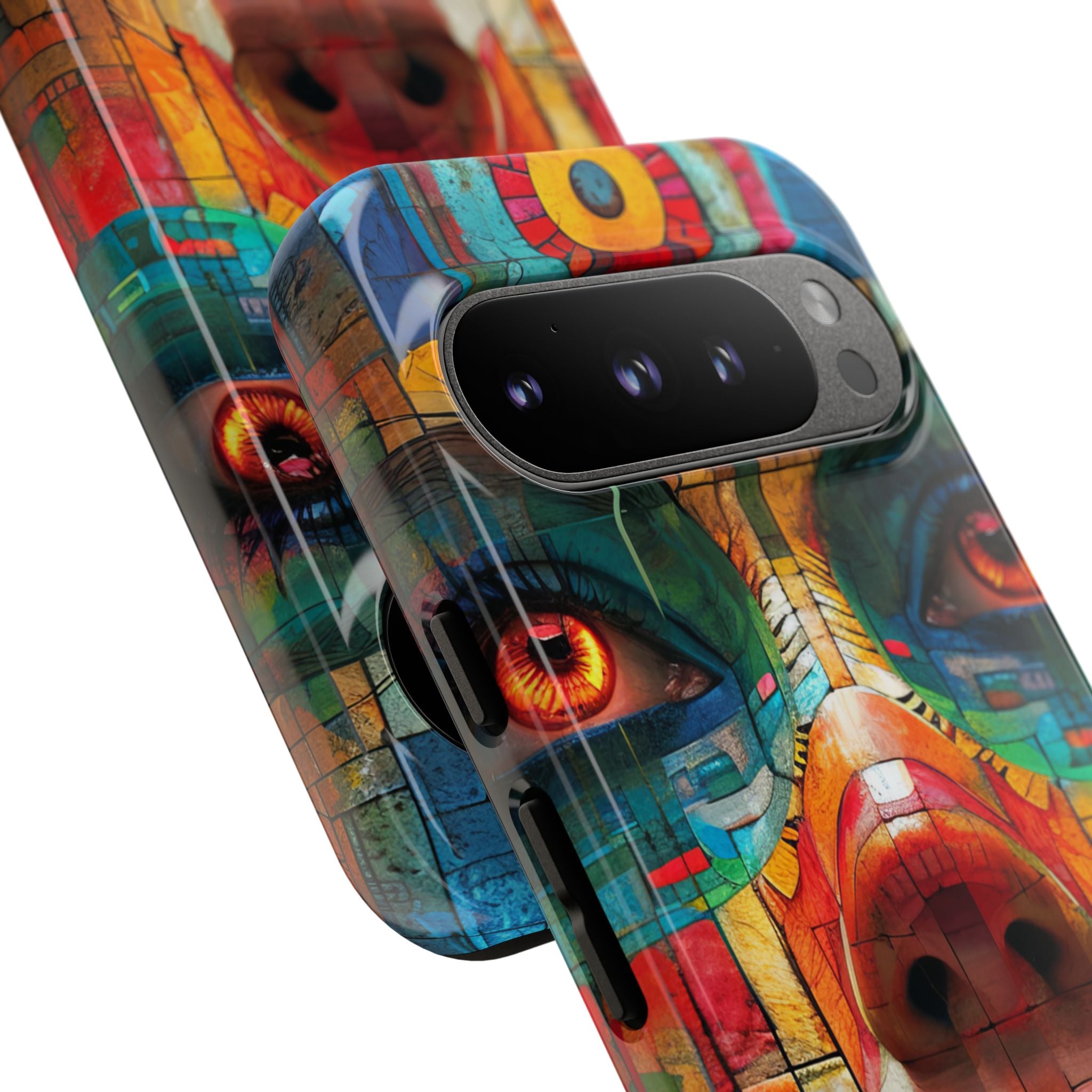 Ritratto Fiamma Geometrica Google Pixel 9 - Tough