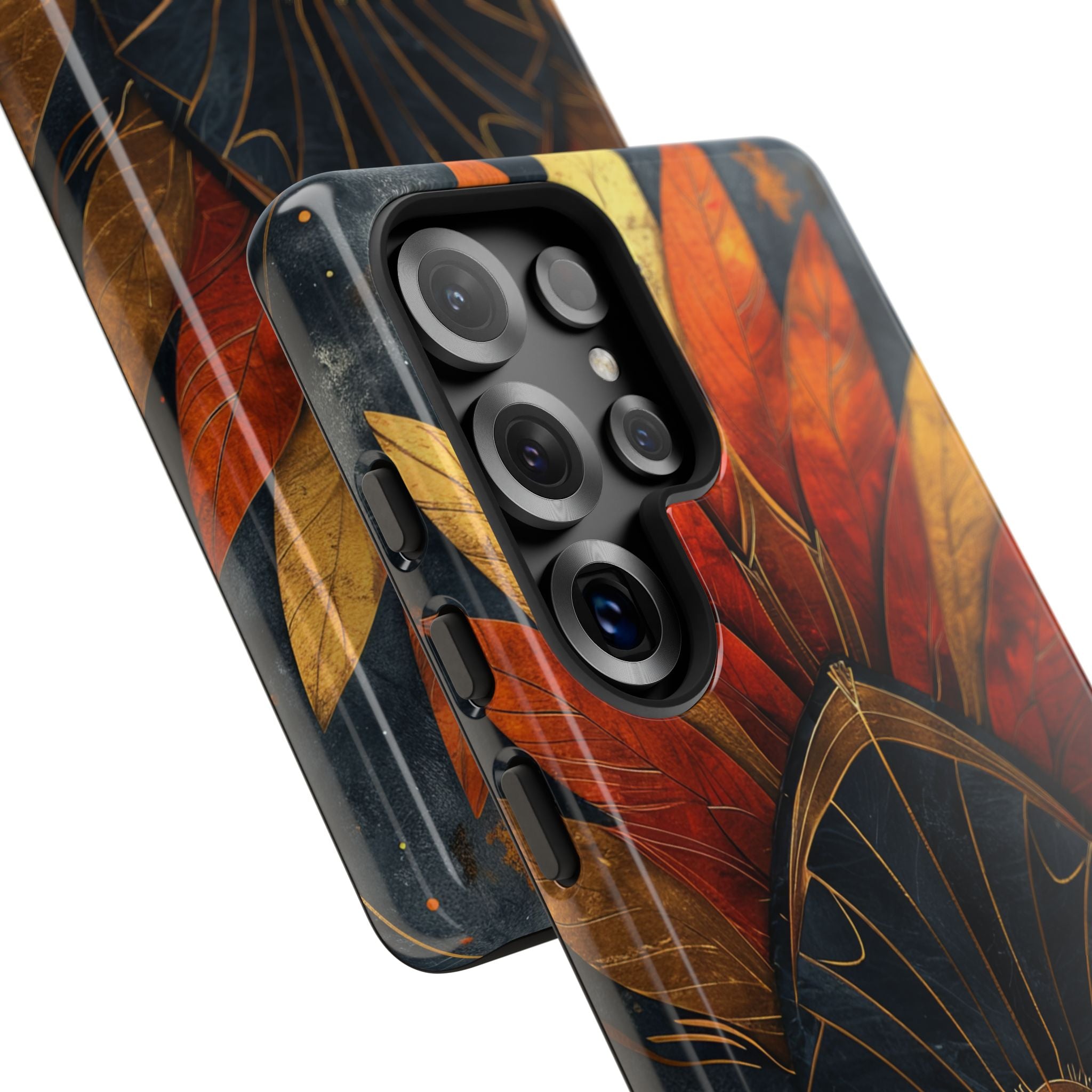 Golden Arch Leaves Samsung S25 - Tough
