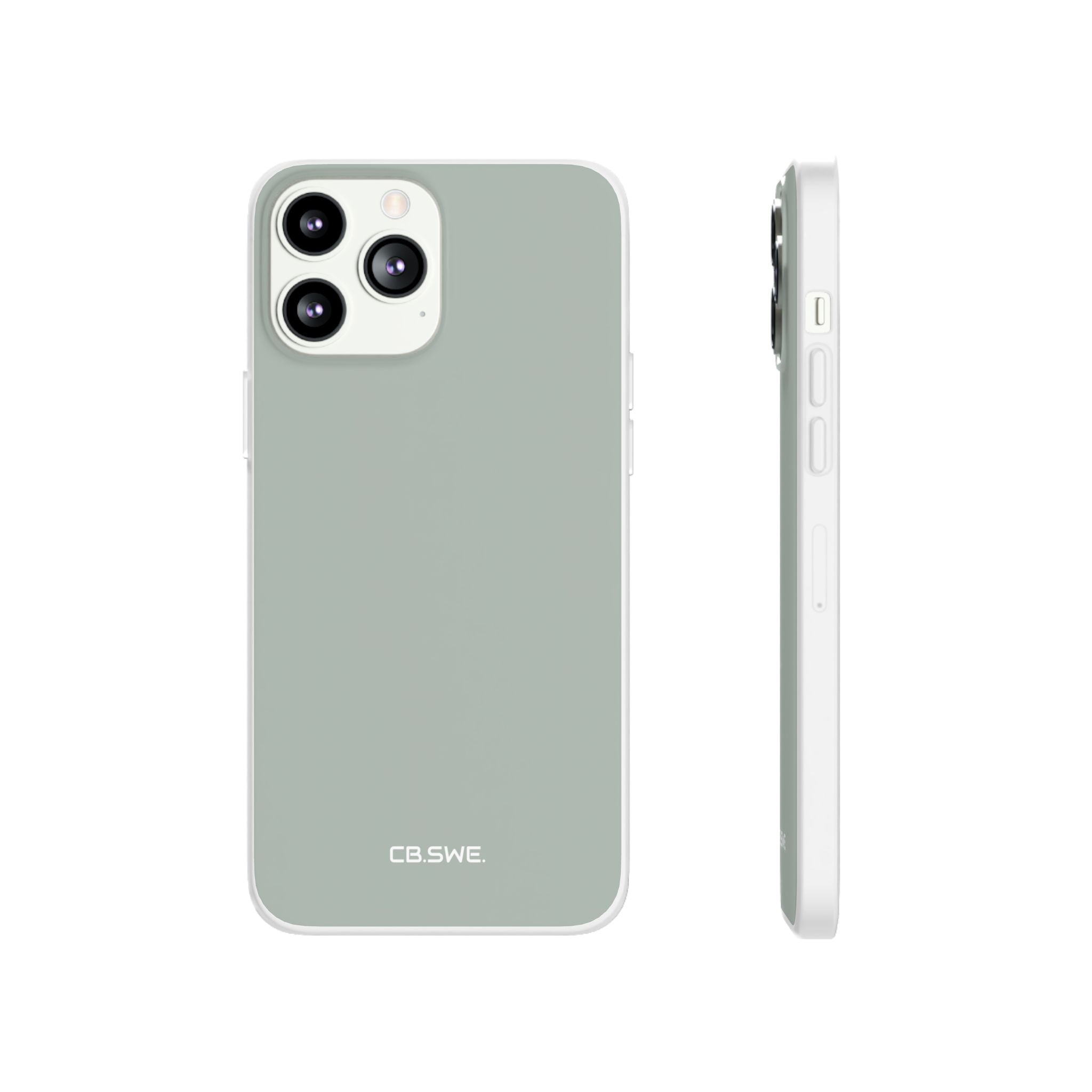 Aschgraue iPhone-Hülle – Flexi