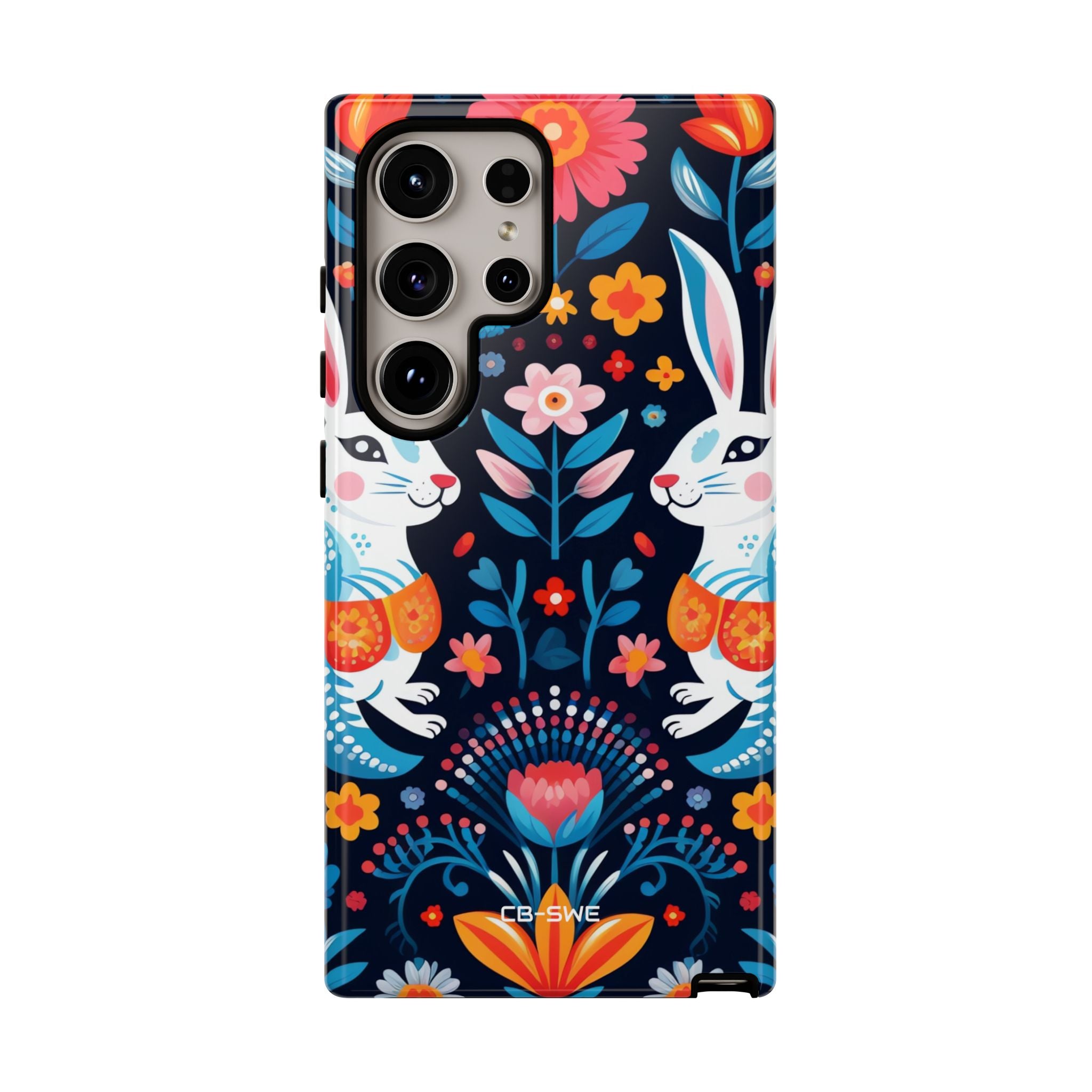 Bunnies Hop Flowers - Samsung Case