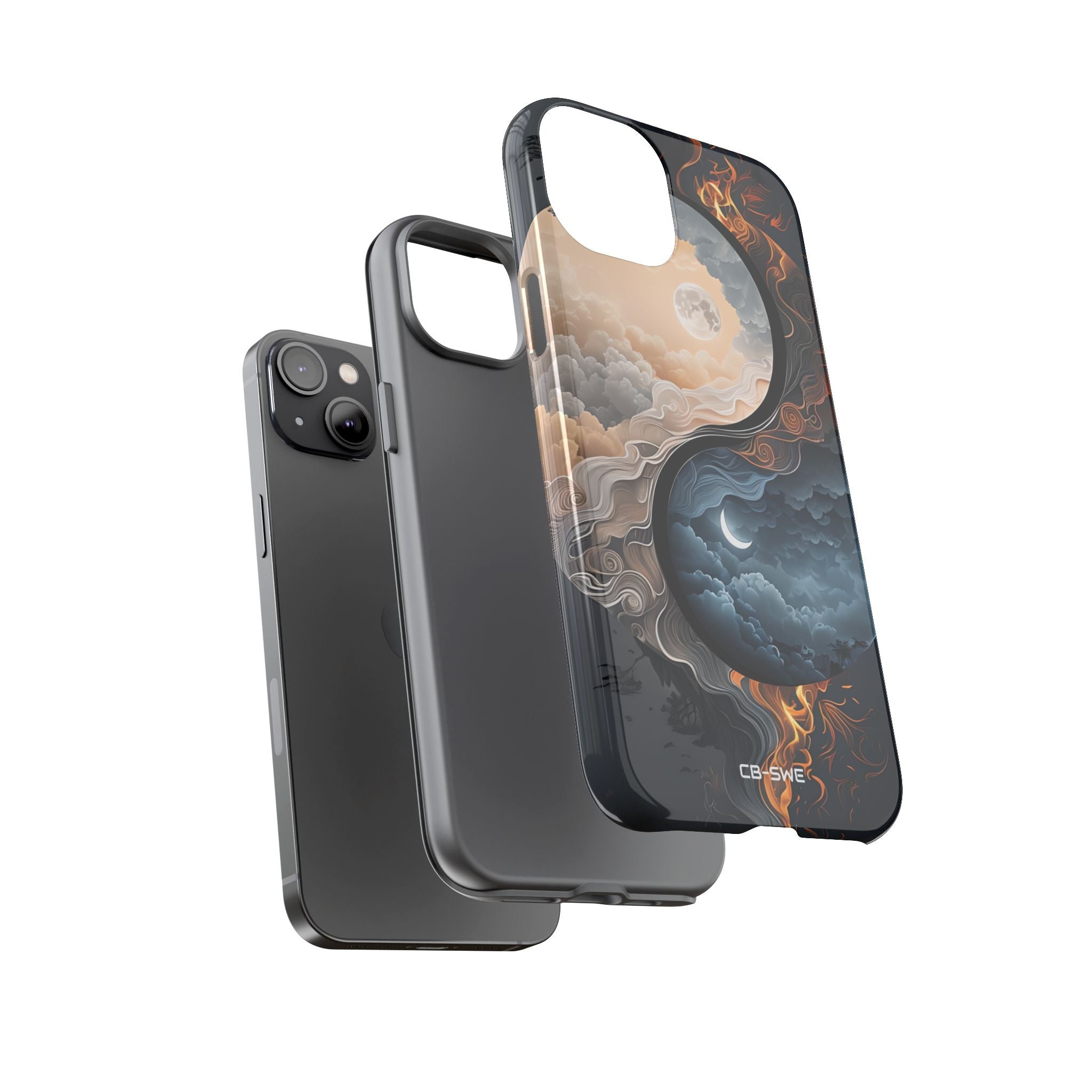 Moonlit Elemental Harmony - iPhone Case