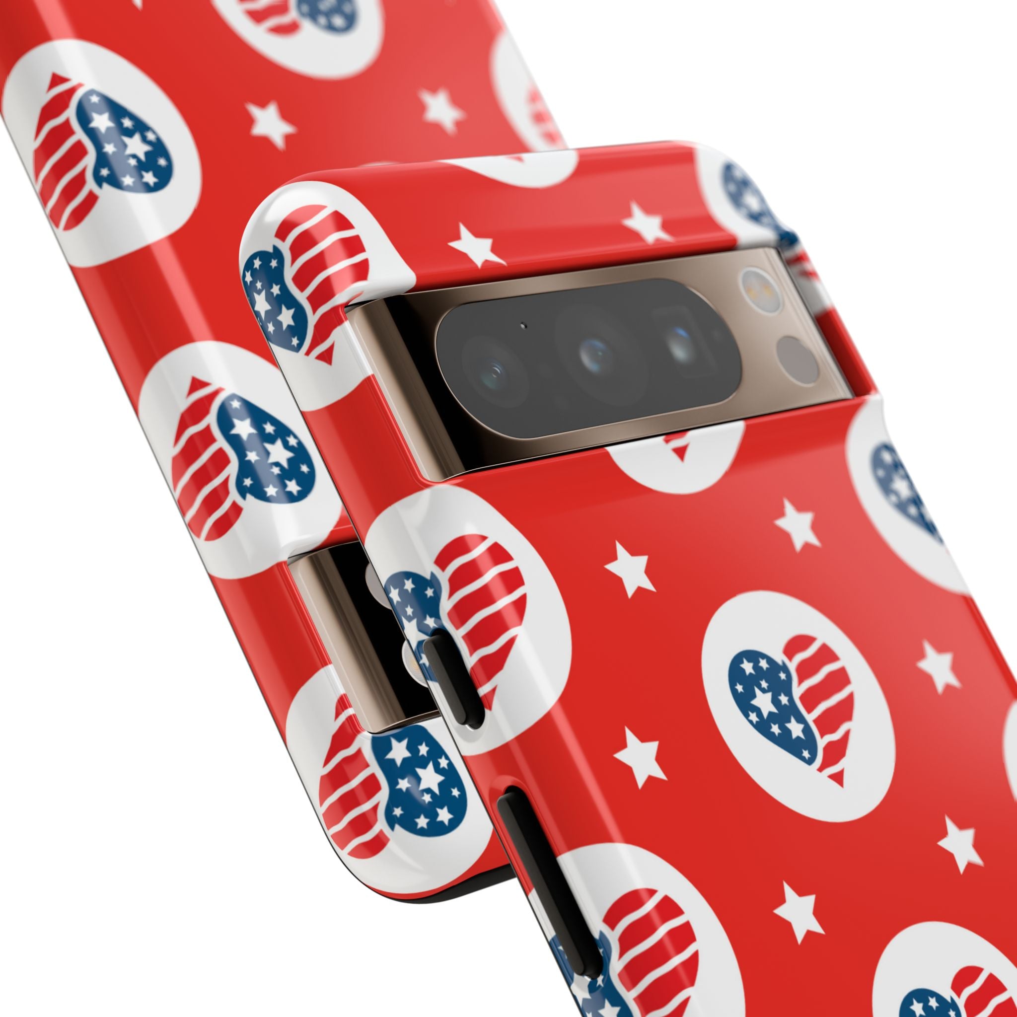 Hearts Celebrate Freedom - Google Pixel Case