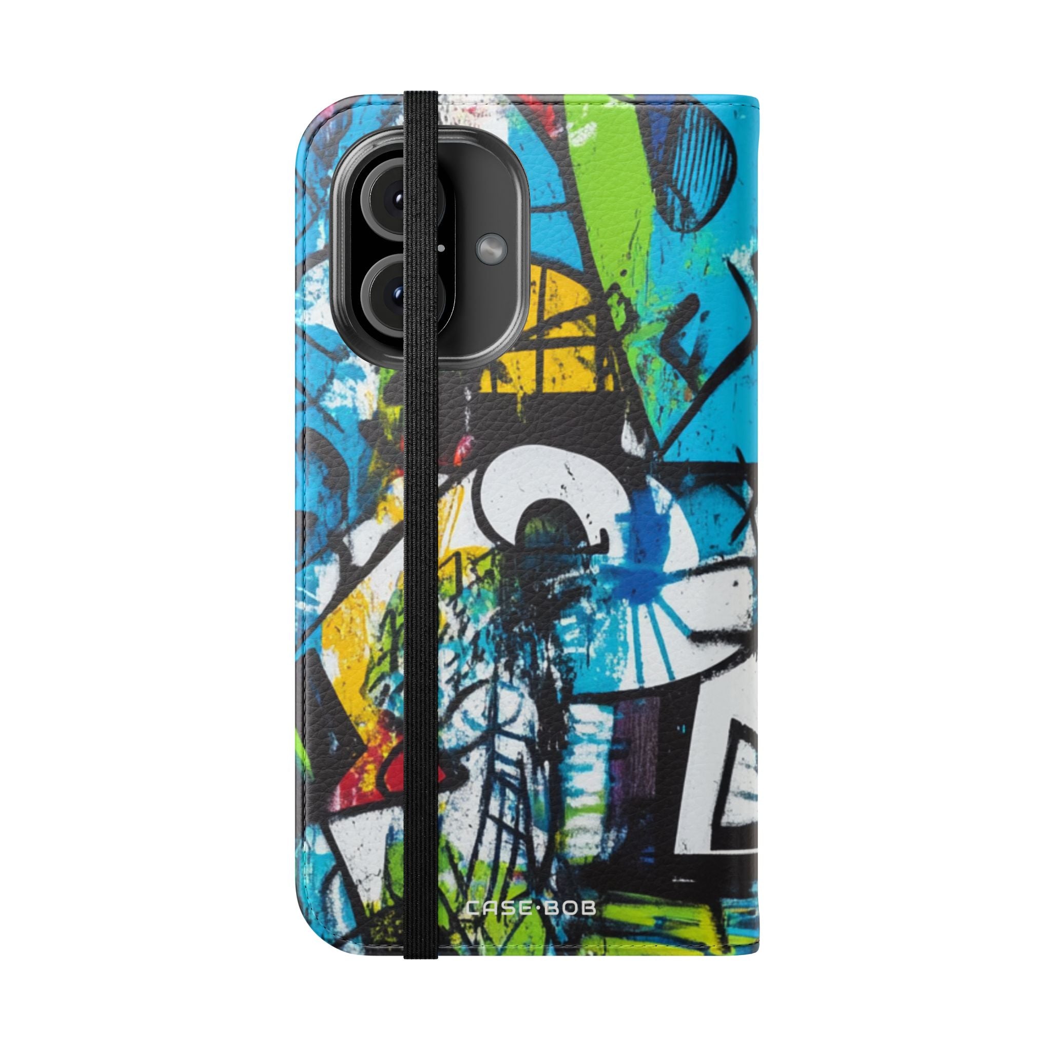 Bold Shapes Blue - iPhone 16 Case - Wallet