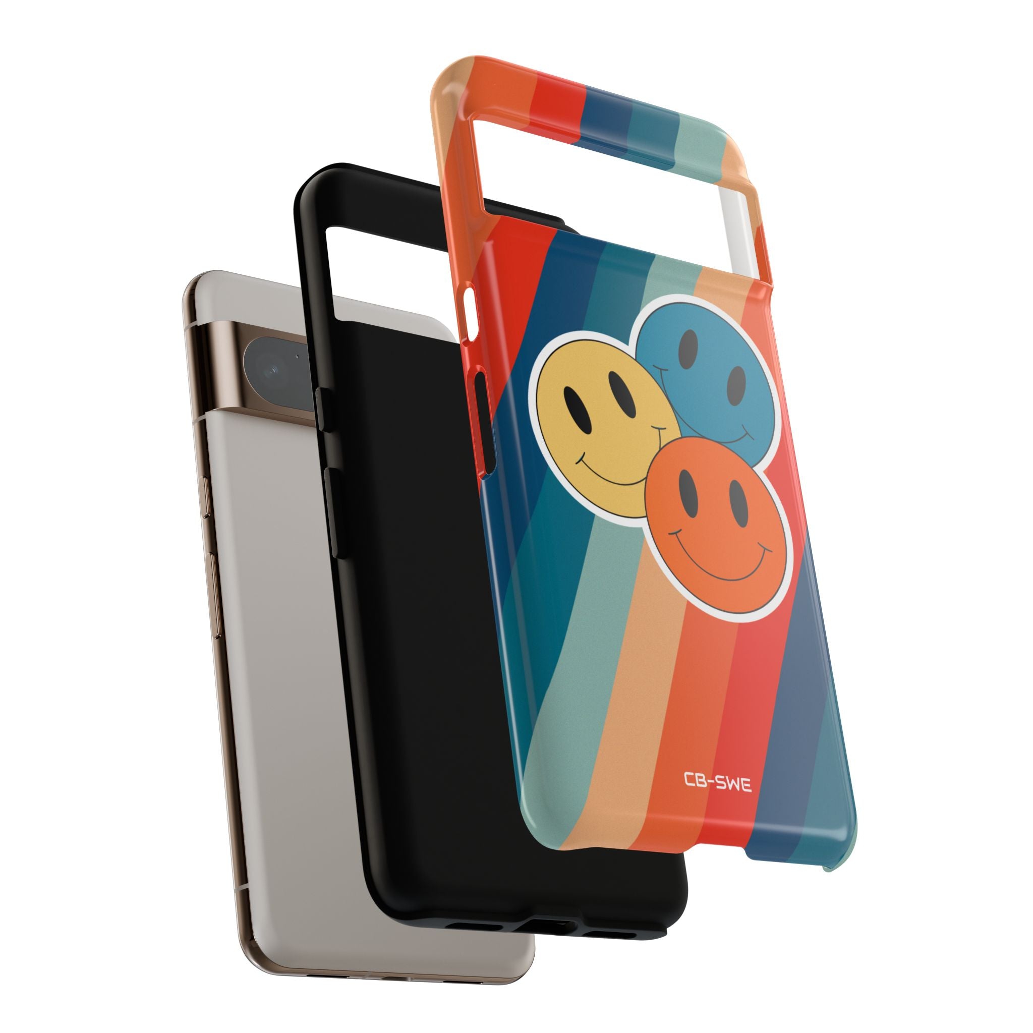 Retro Smiley Harmony - Google Pixel Case