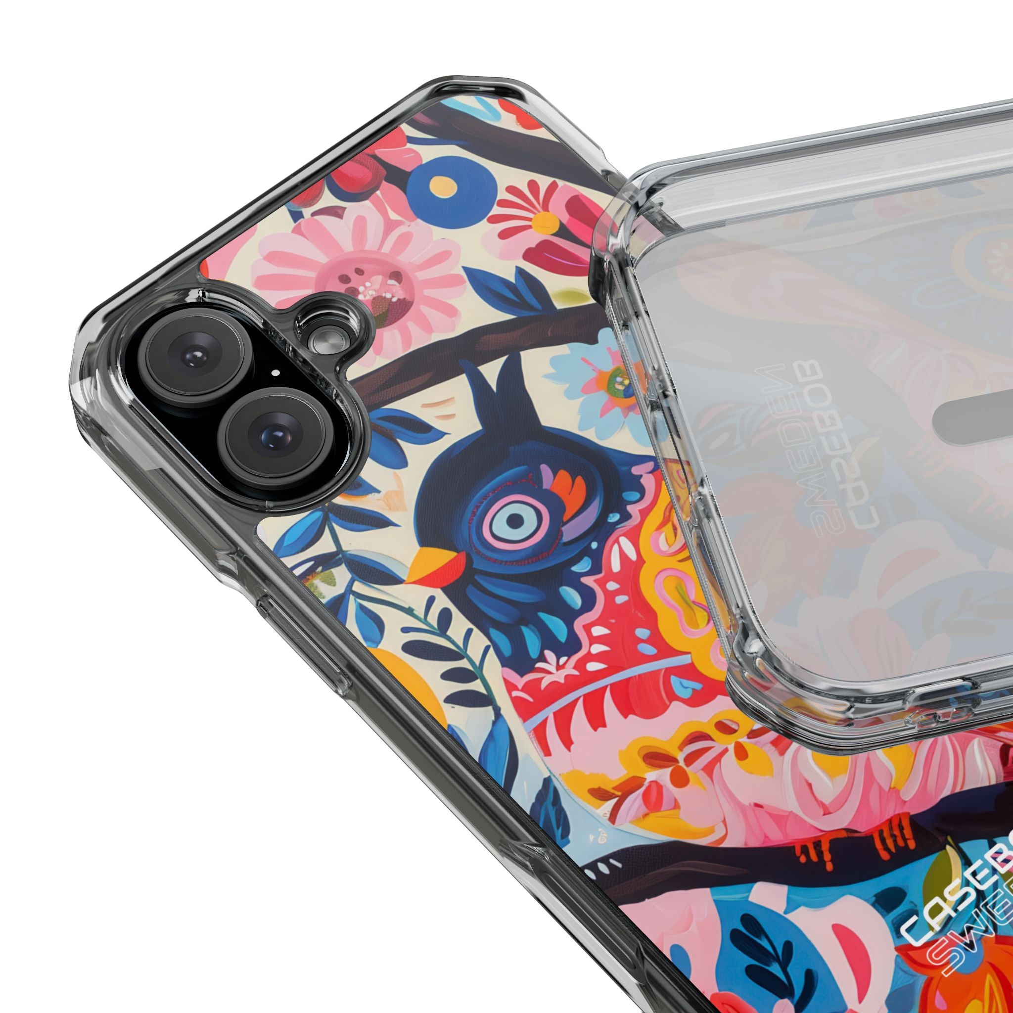 Whimsical Owl Garden iPhone 16 - Impact Clear+