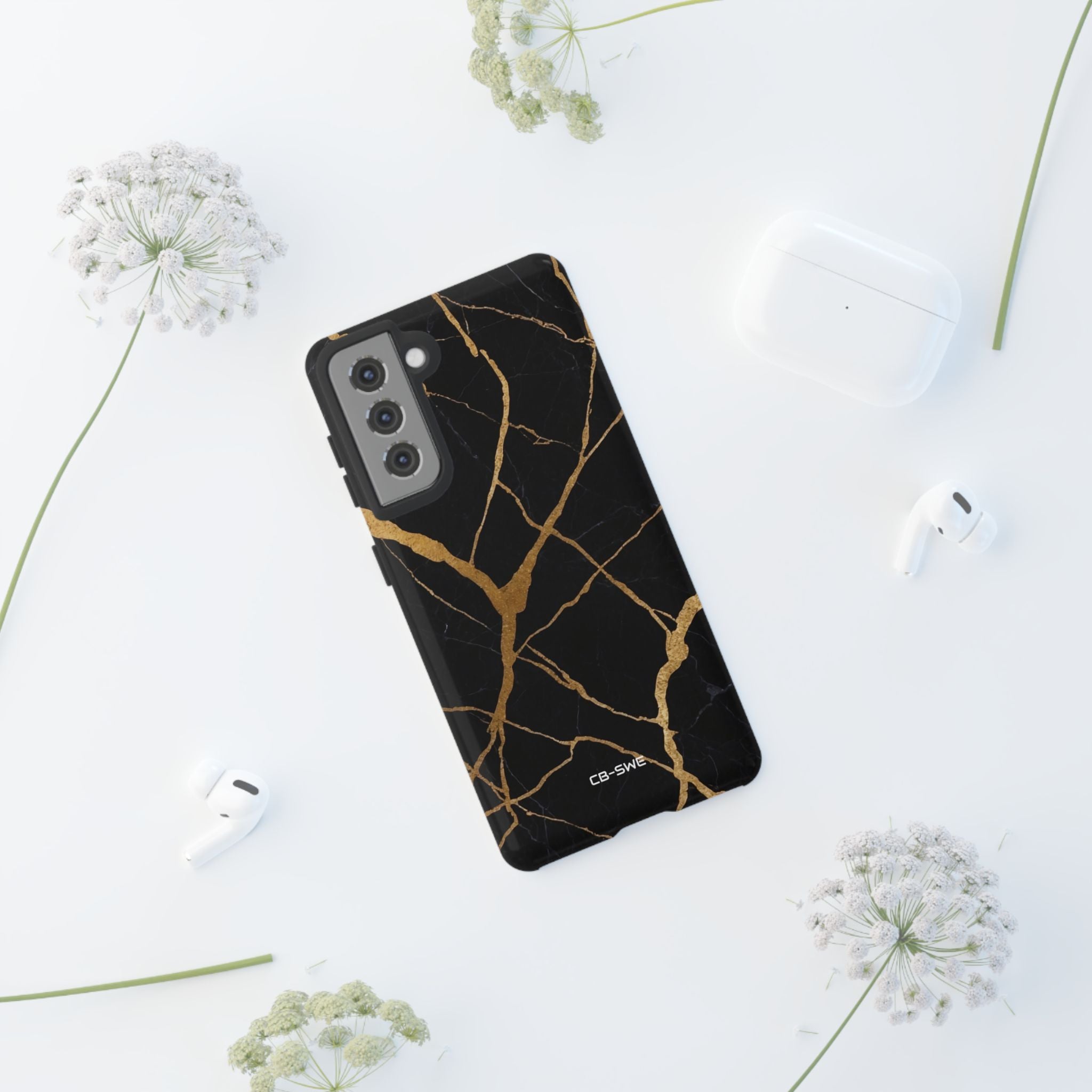 Golden Veins Twist - Samsung Case