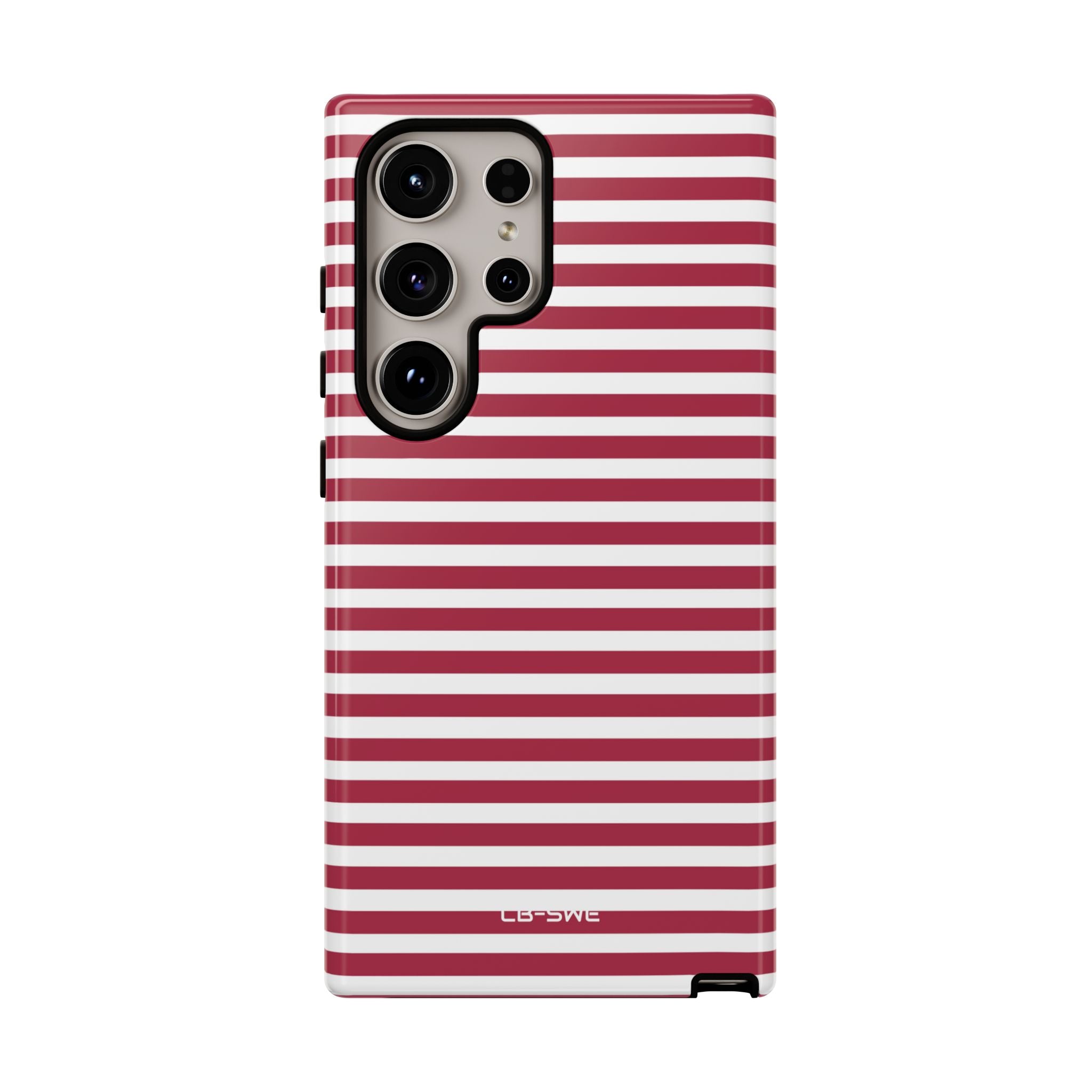 Crimson Stripes Flow - Samsung Case