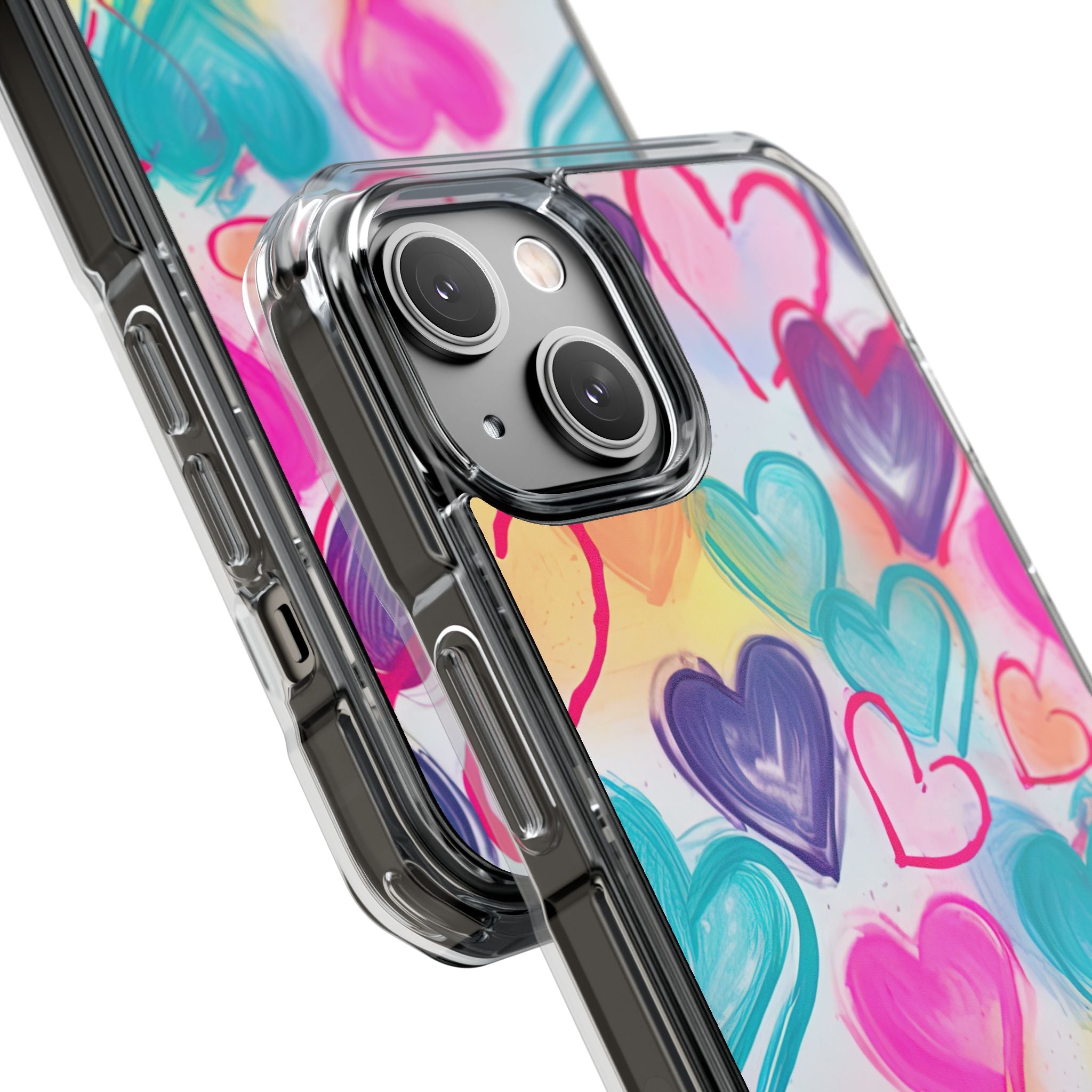 Hearts Dance Playfully iPhone Case - Impact