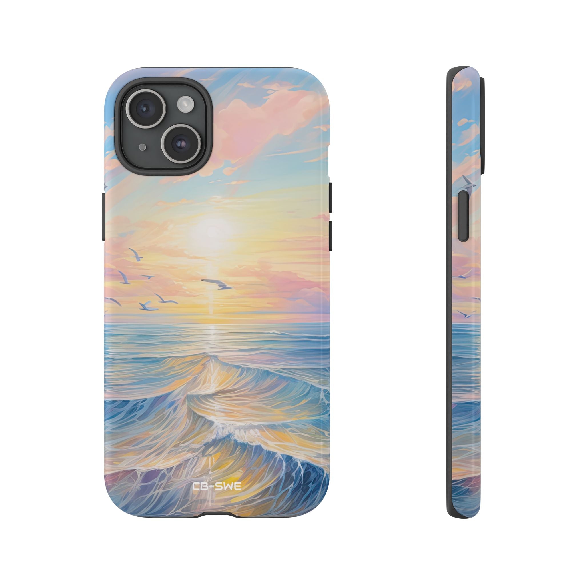 Gentle Waves Embrace - iPhone Case