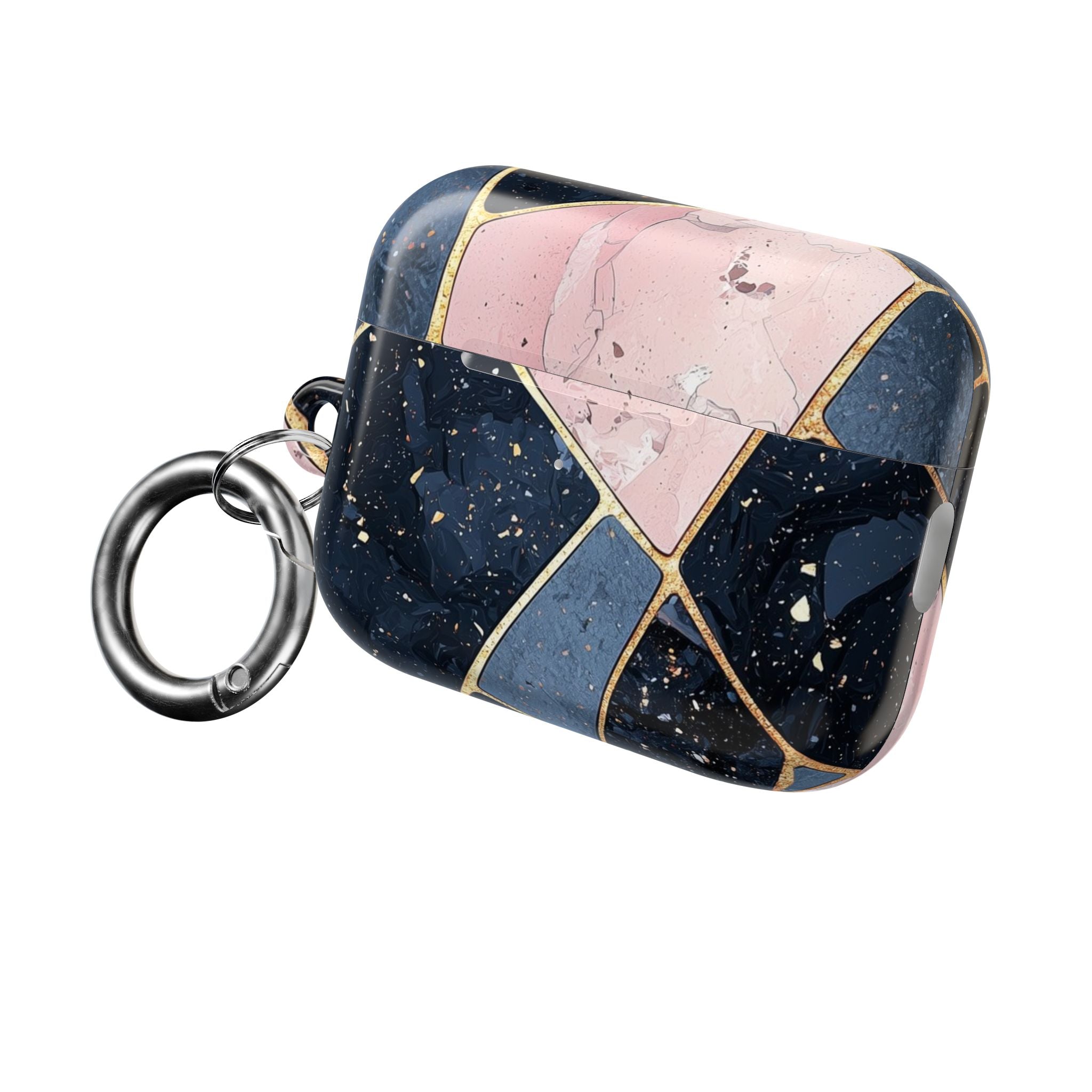 Golden Mosaic Navy - AirPods Case