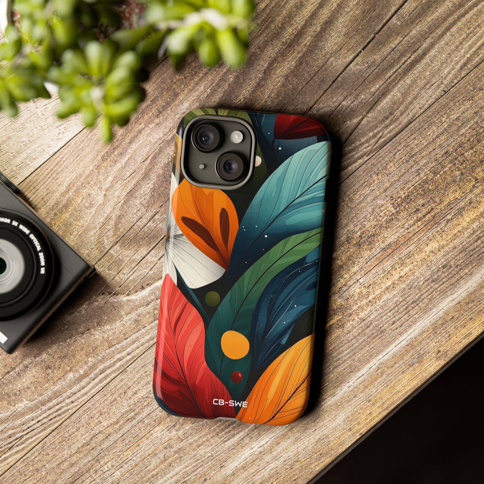 Vibrant Floral Symphony - iPhone Case