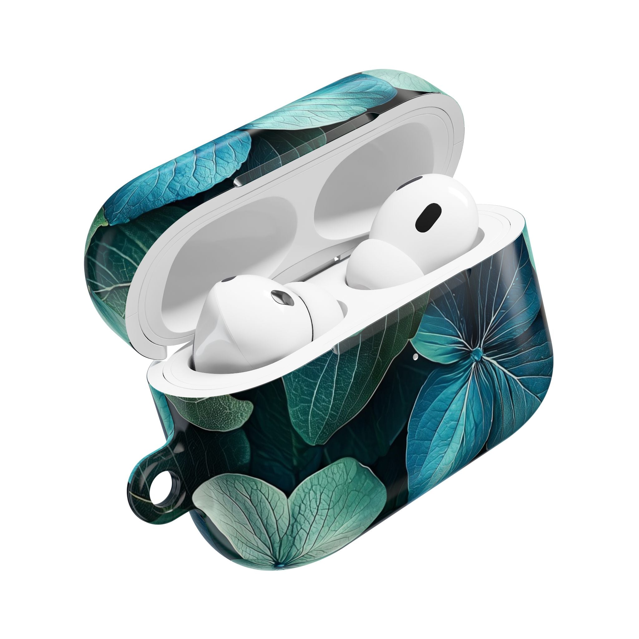Teal Bloom - AirPods Case