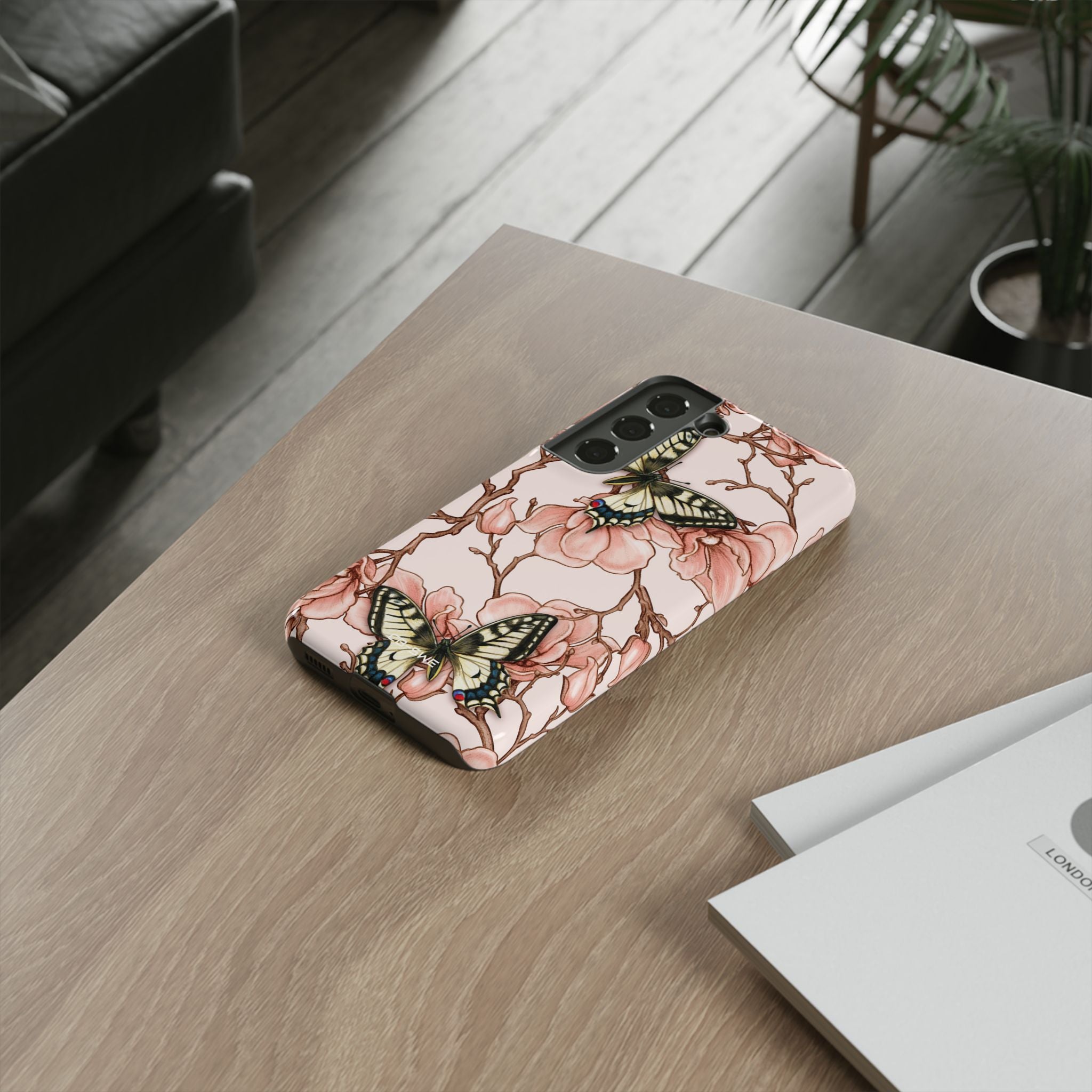 Butterflies and Magnolias Harmony - Samsung Case