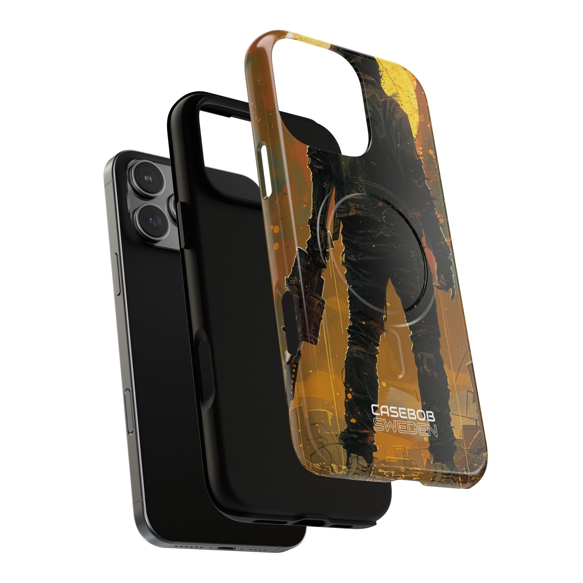 Crimson Fallout Horizon iPhone 16 - Tough+