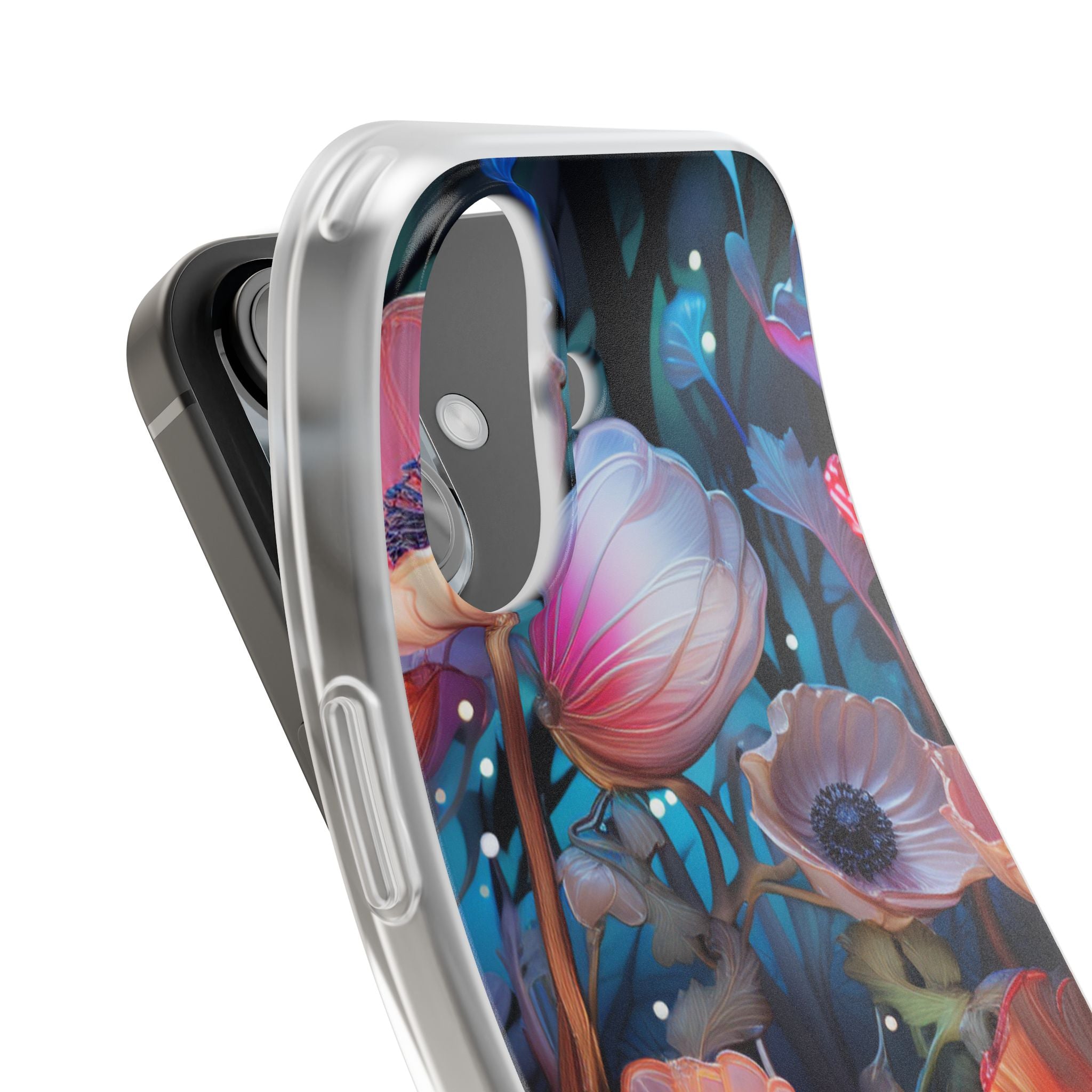 Translucent Bloom iPhone 16 Case - Soft