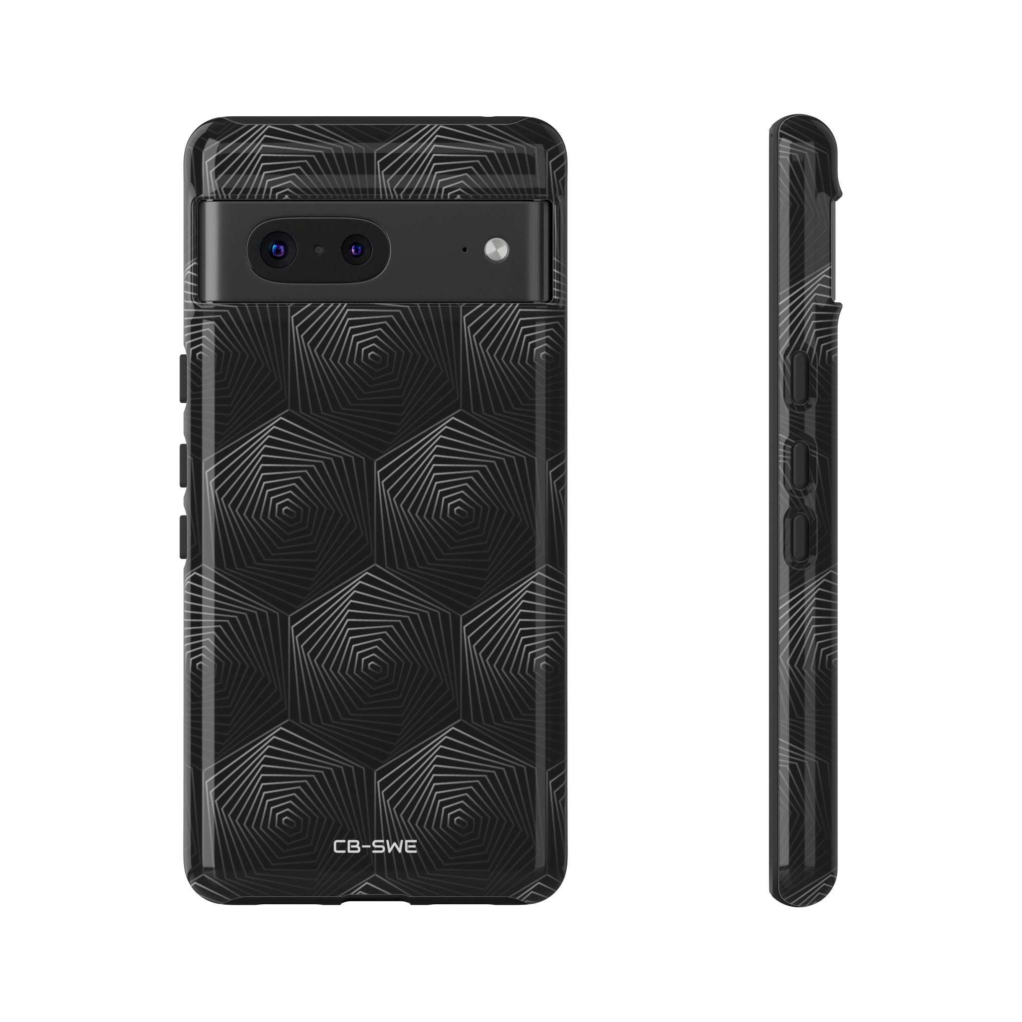 Geometric Spiral Illusion - Google Pixel Case
