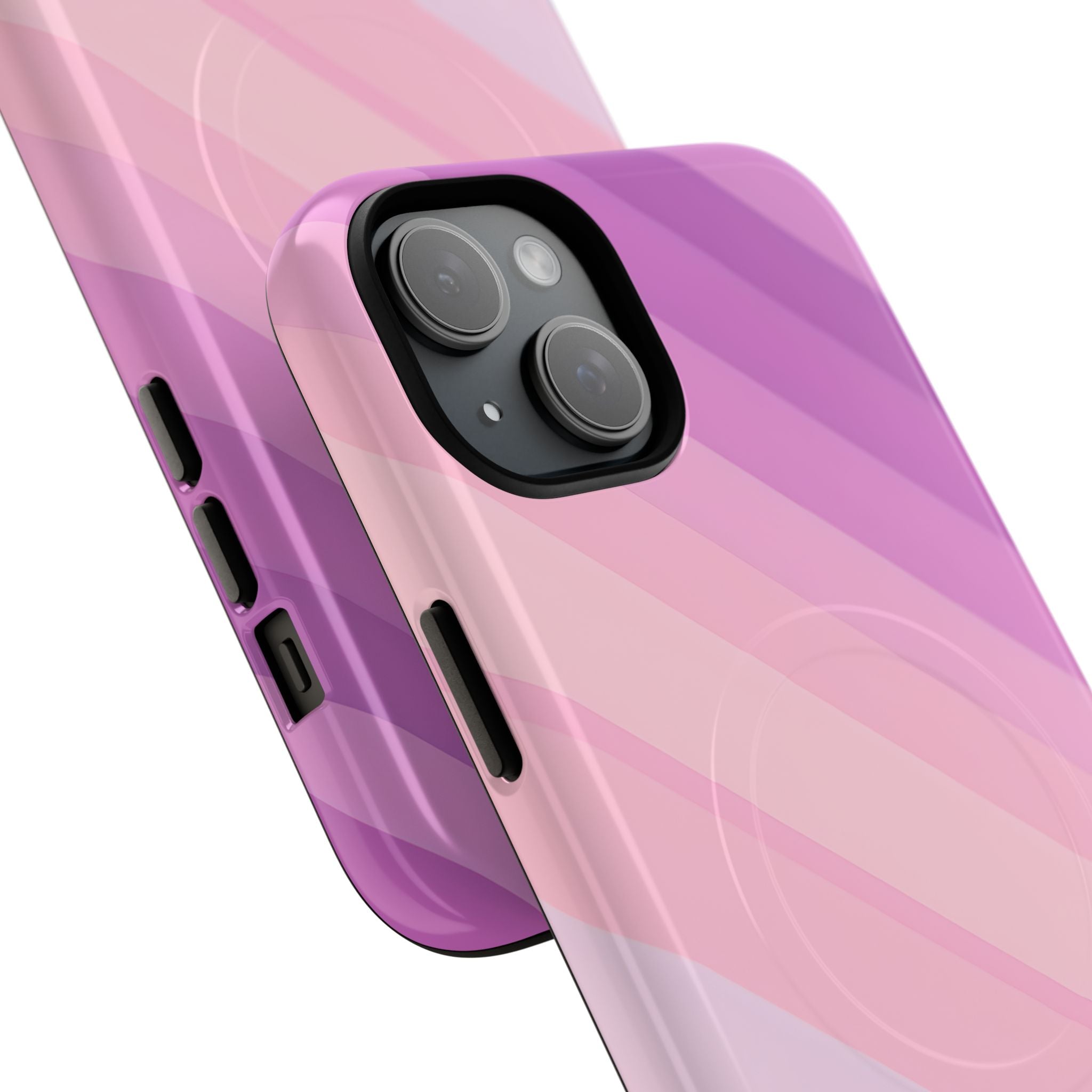 Pink Blue Gradient Layers iPhone 15 - Tough+