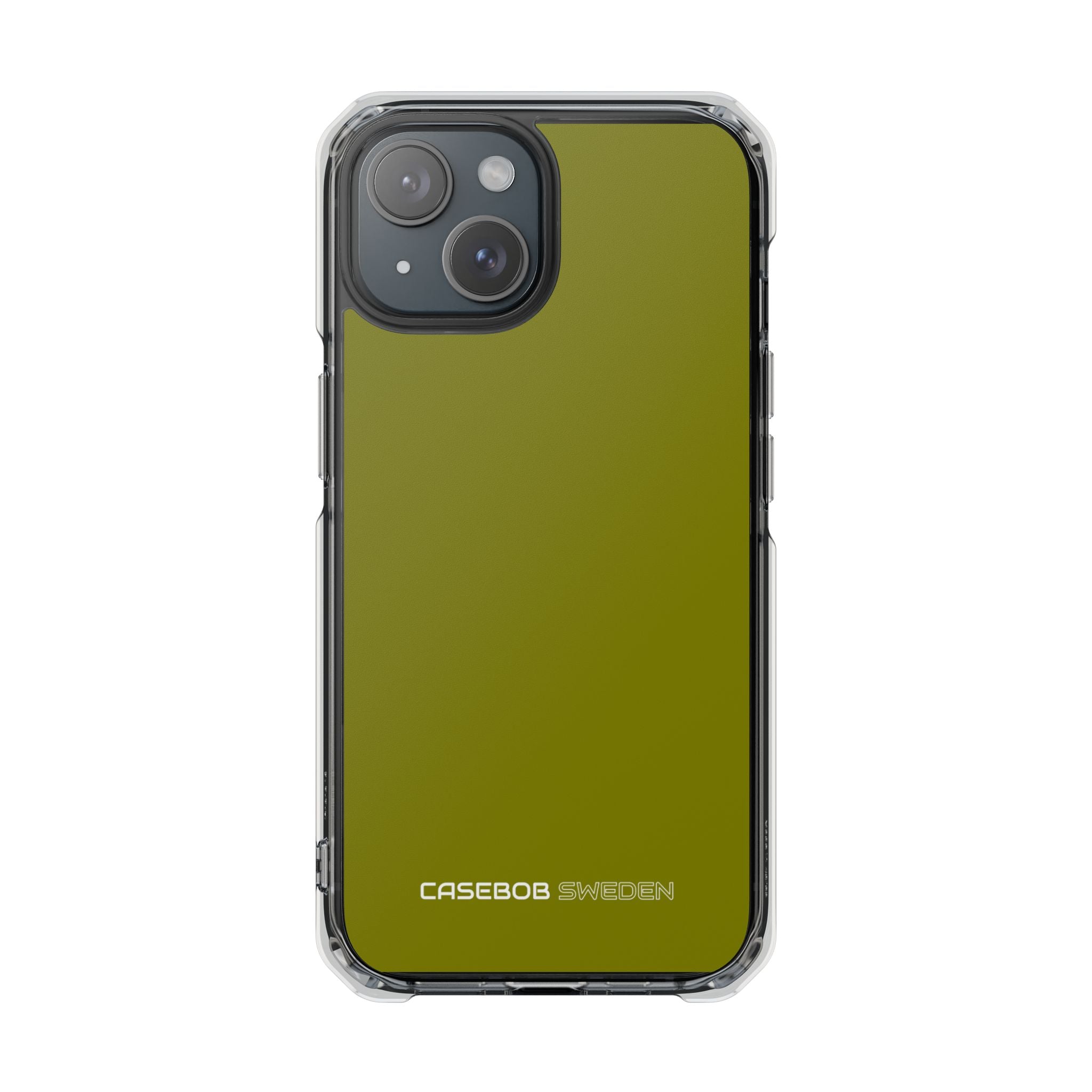 Olive Green iPhone 15 - Impact Clear+