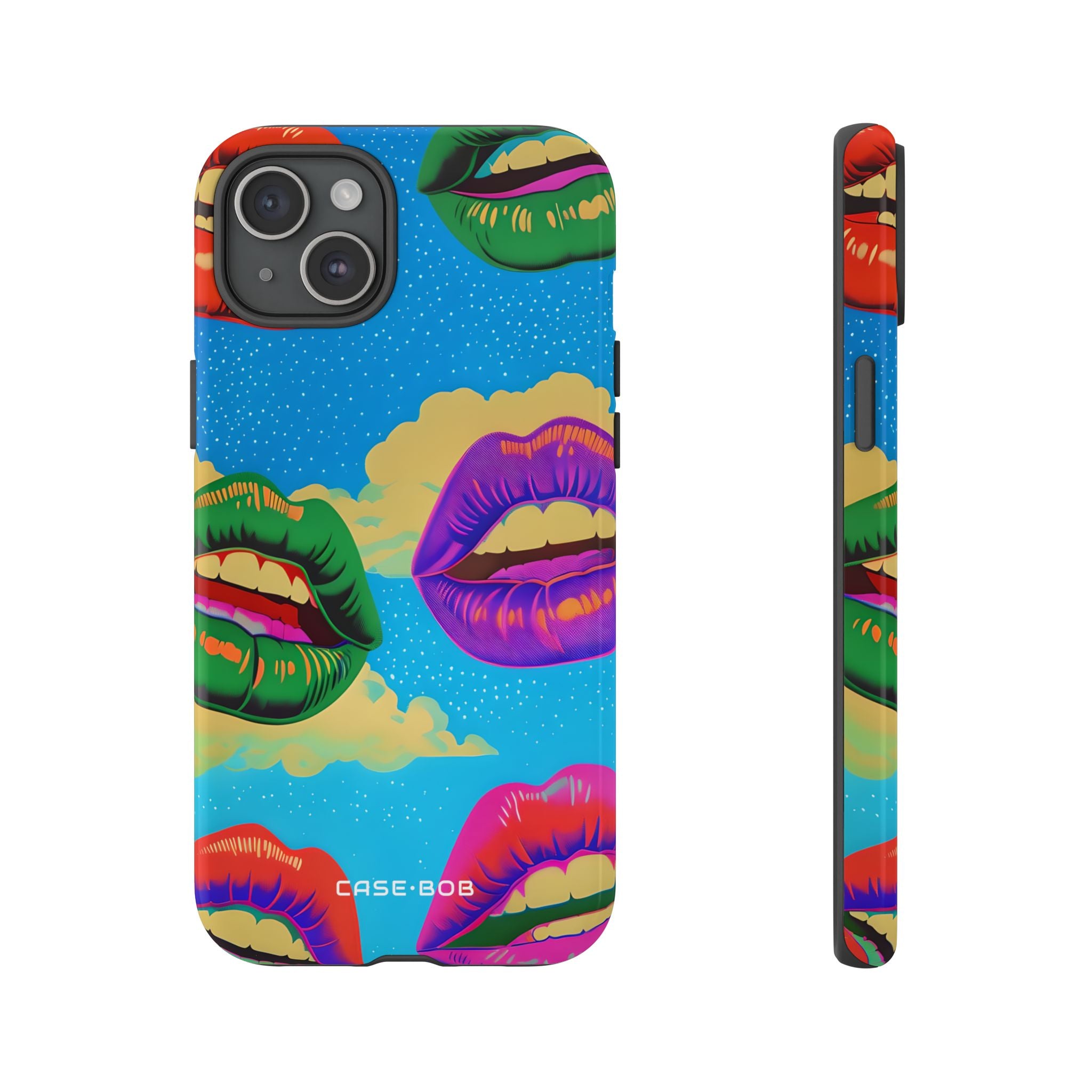 Colorful Lipscape iPhone 15 Plus Case - Tough