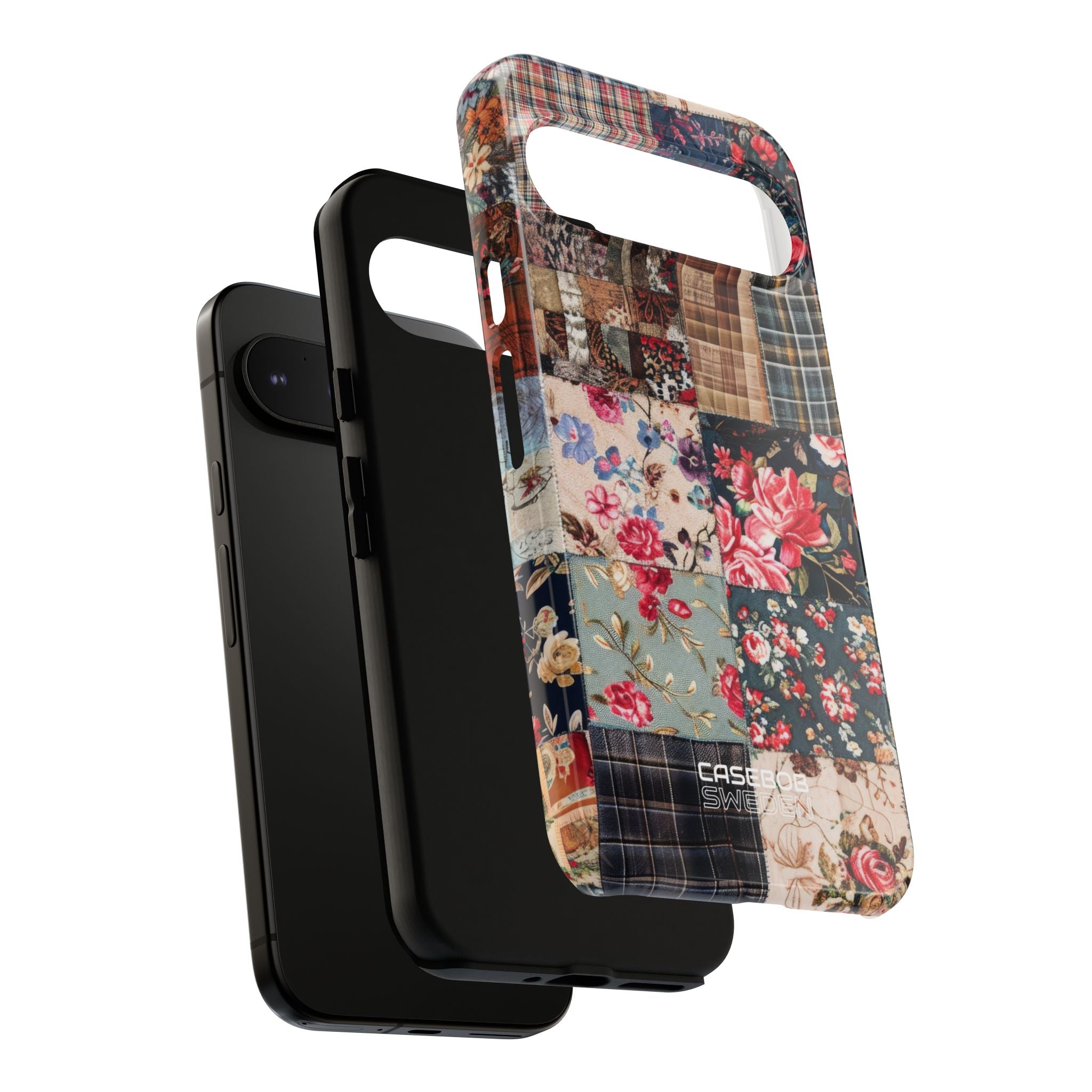Patchwork Floral Quilt Google Pixel 9 - Tough