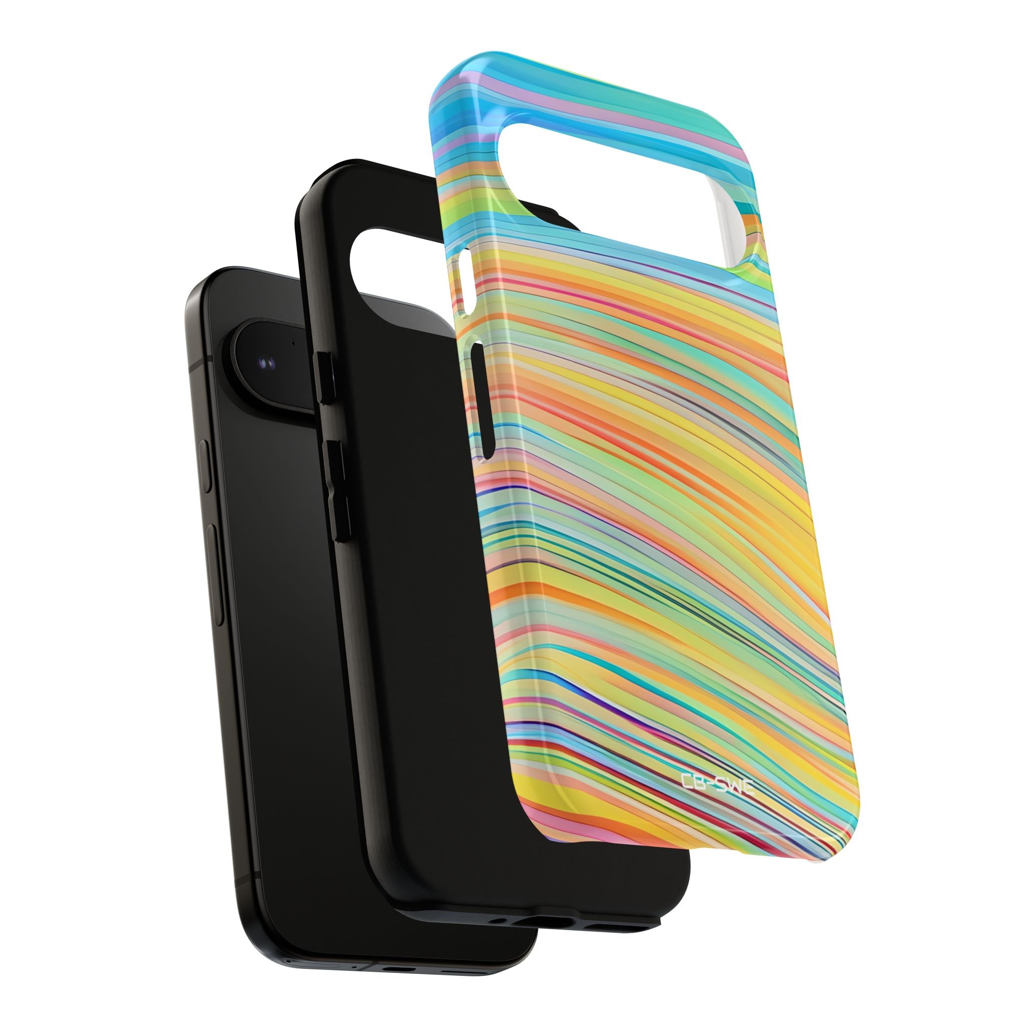 Vibrant Rhythmic Waves - Google Pixel Case
