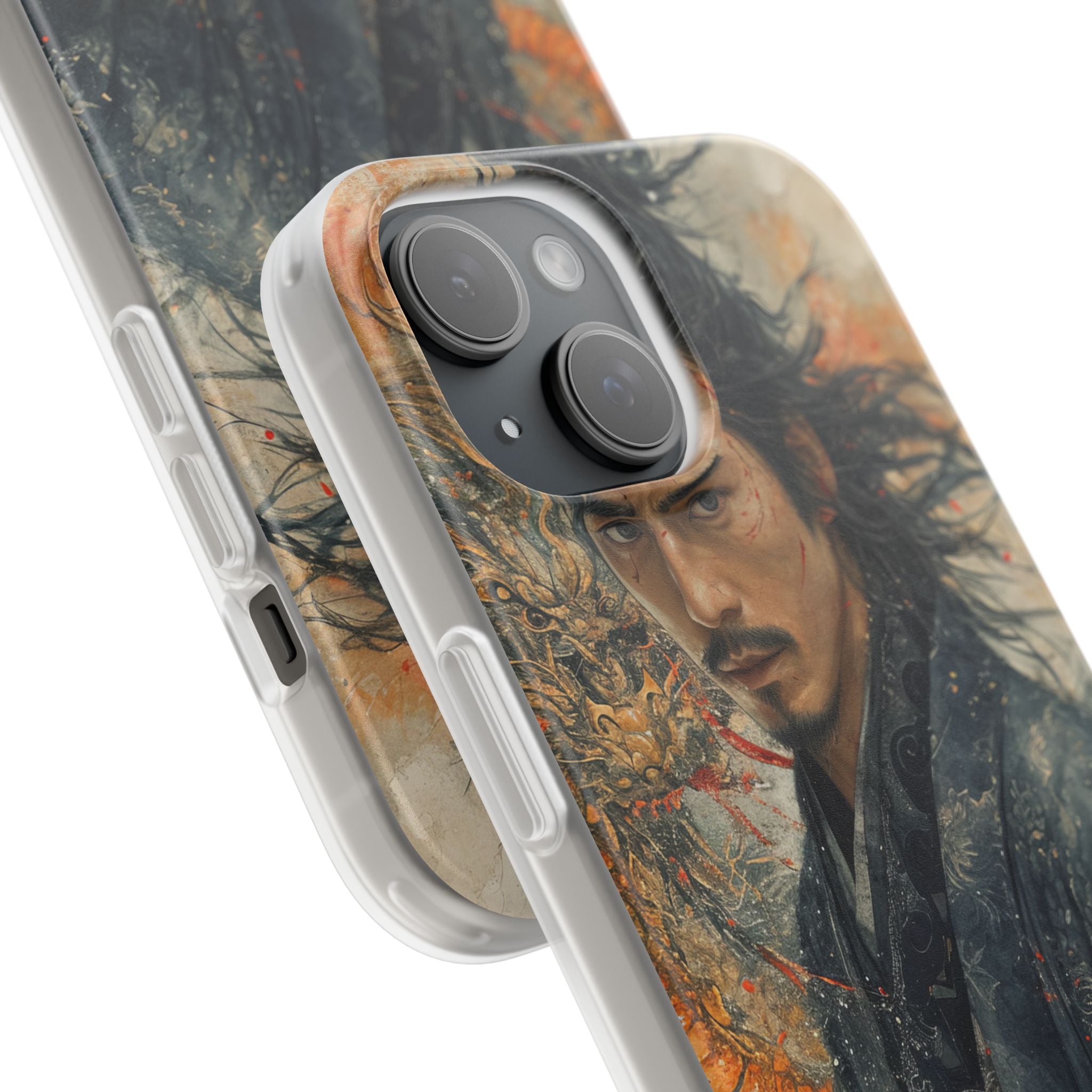 Dragonblade Warrior iPhone 15 Case - Soft