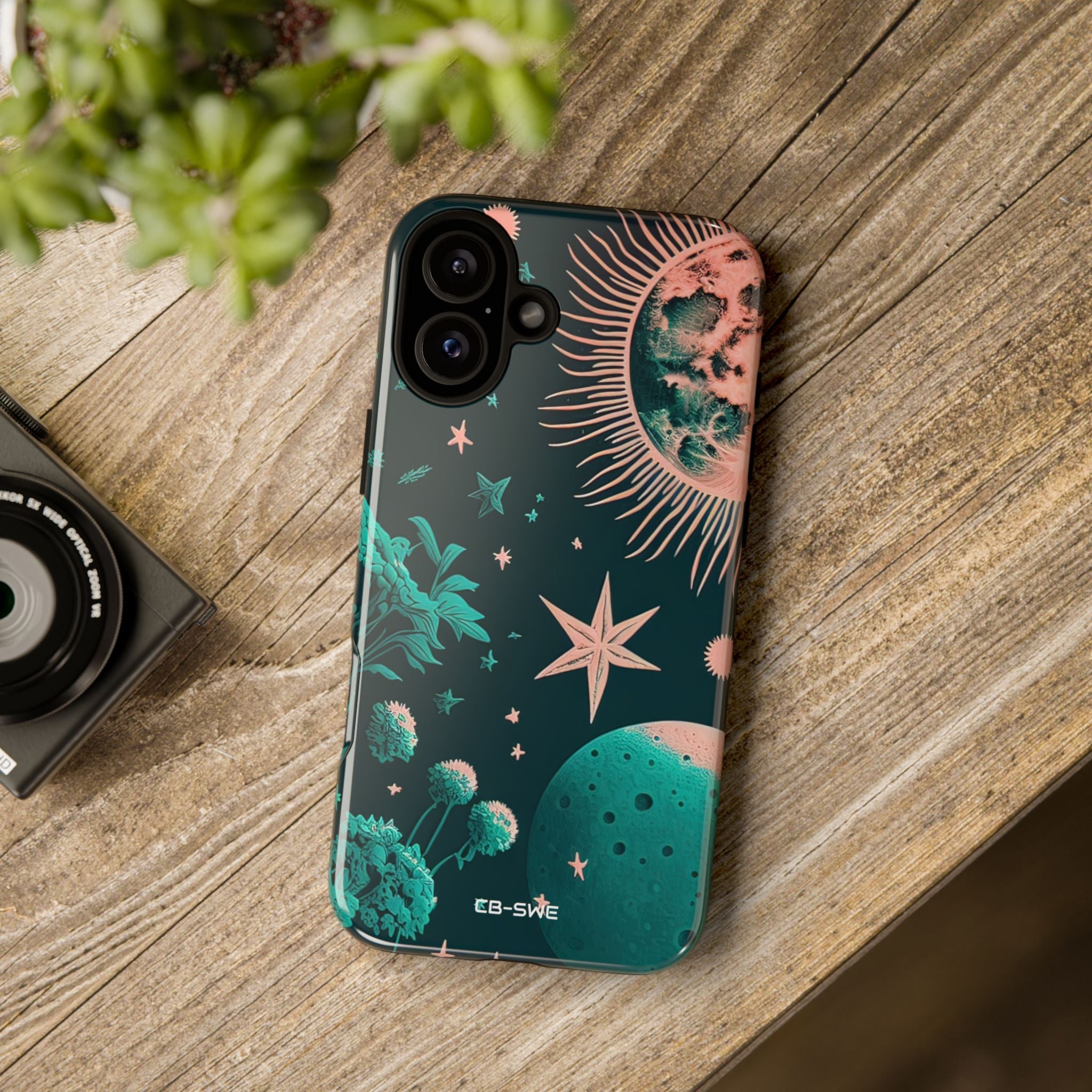 Celestial Botanical Night - iPhone Case