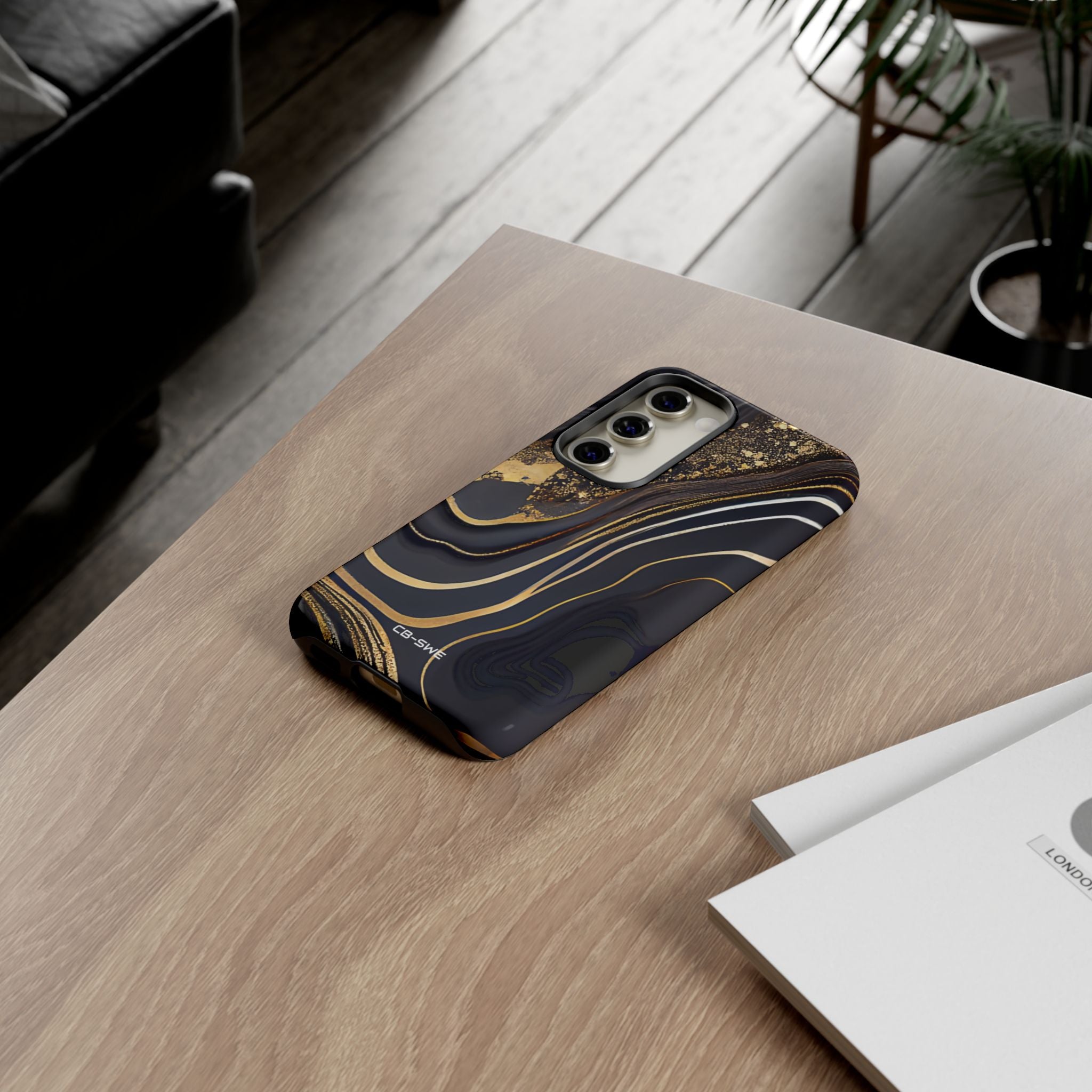 Elegant Gold Streams - Samsung Case