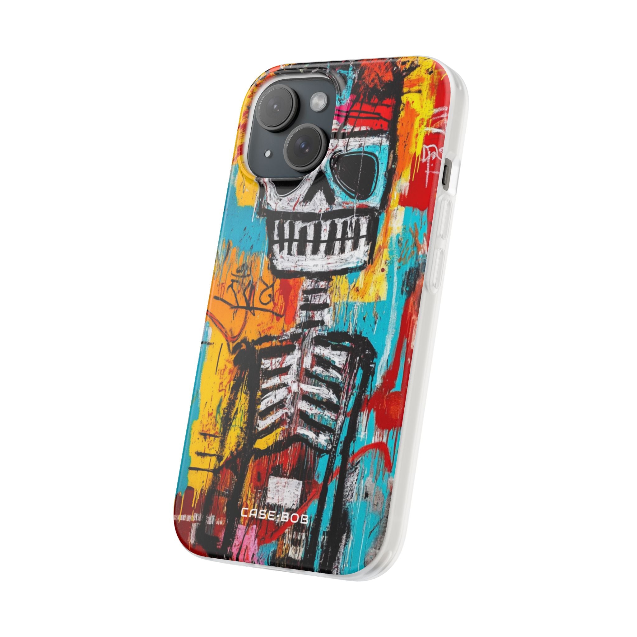 Skeleton Riot iPhone 15 Case - Soft