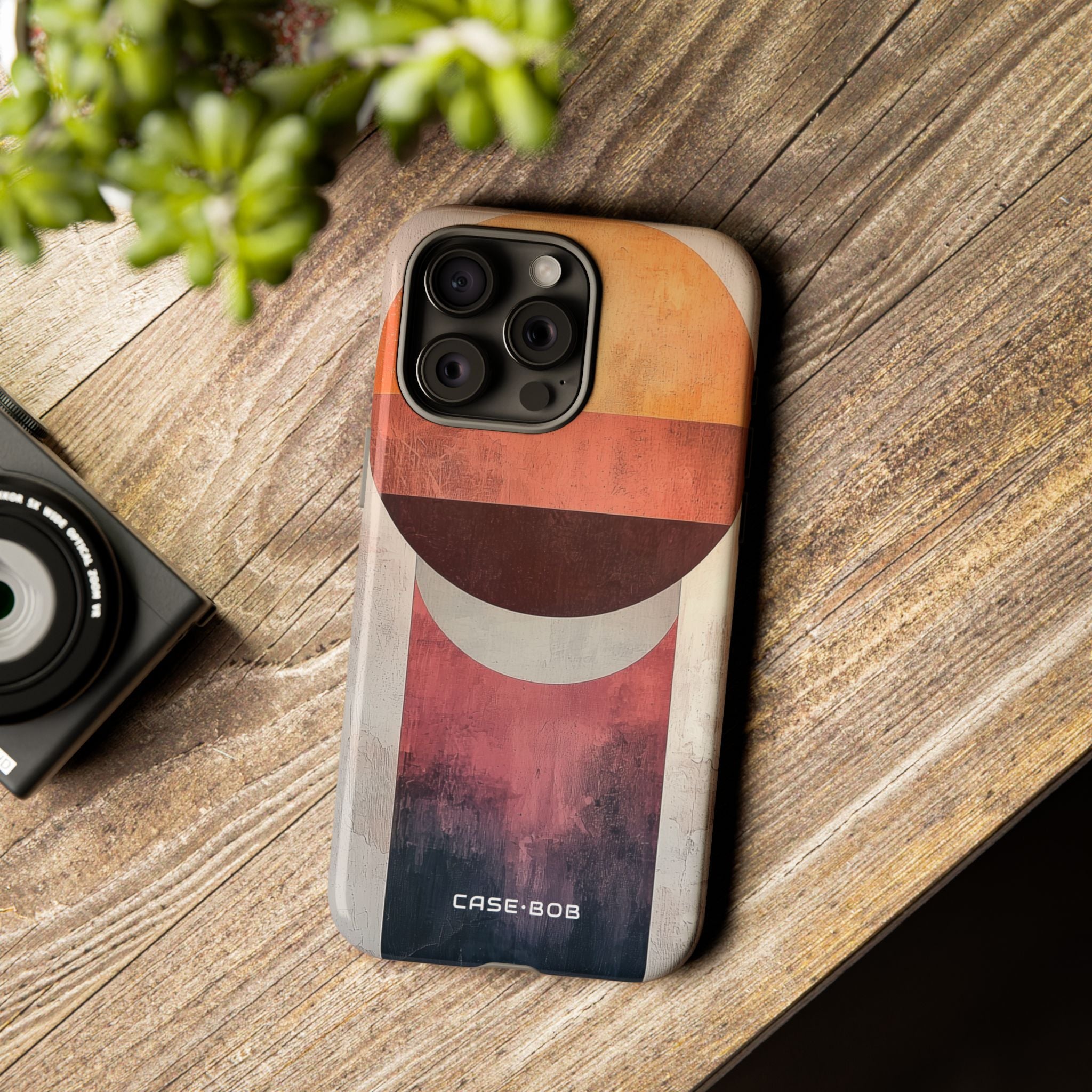 Sunset Orb iPhone 15 Pro Max Case - Tough